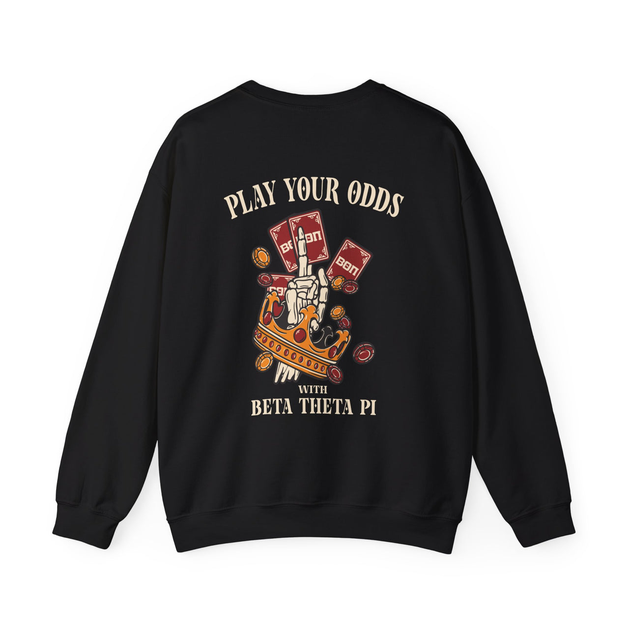 Beta Theta Pi Graphic Crewneck Sweatshirt | Play Your Odds
