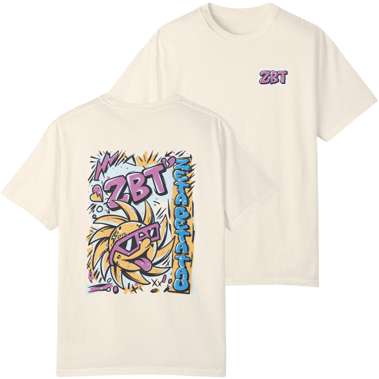 Zeta Beta Tau Graphic T-Shirt | Fun in the Sun