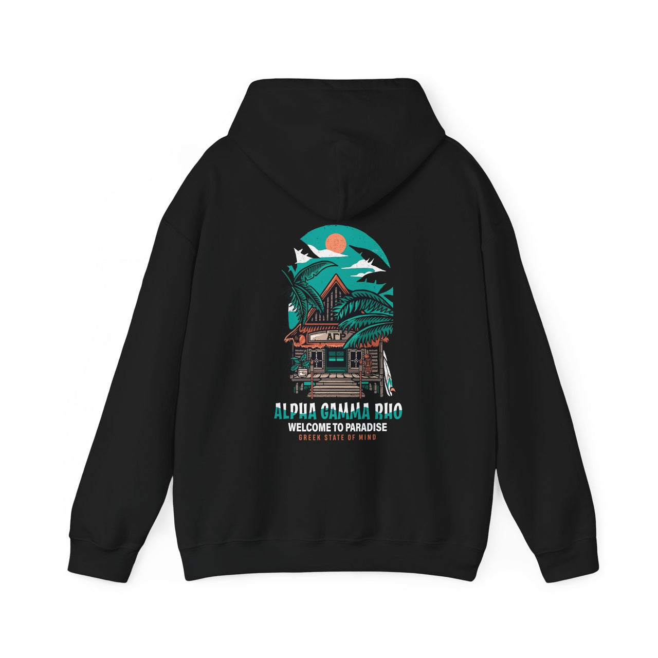 Alpha Gamma Rho Graphic Hoodie | Welcome to Paradise