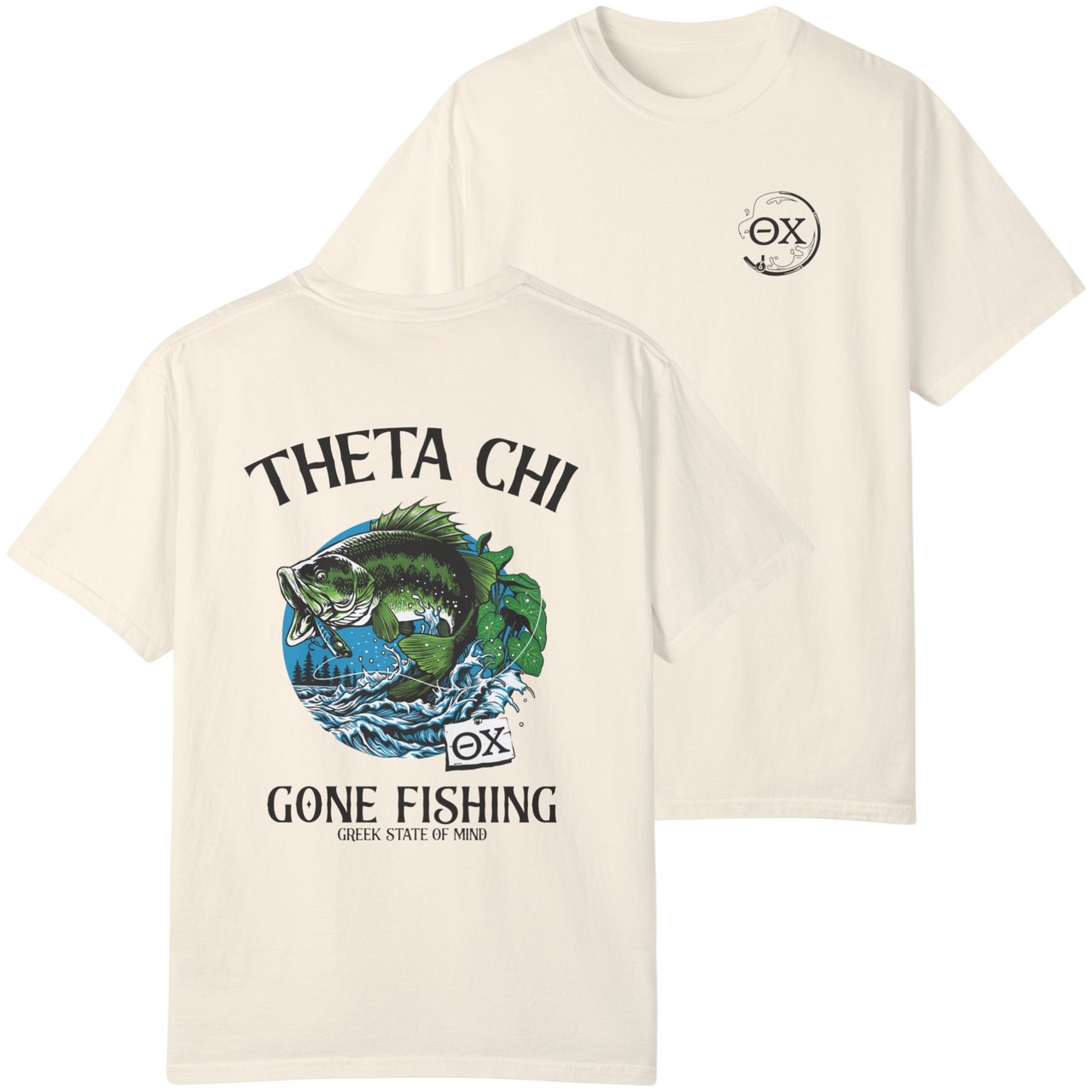 Theta Chi Graphic T-Shirt | Gone Fishing