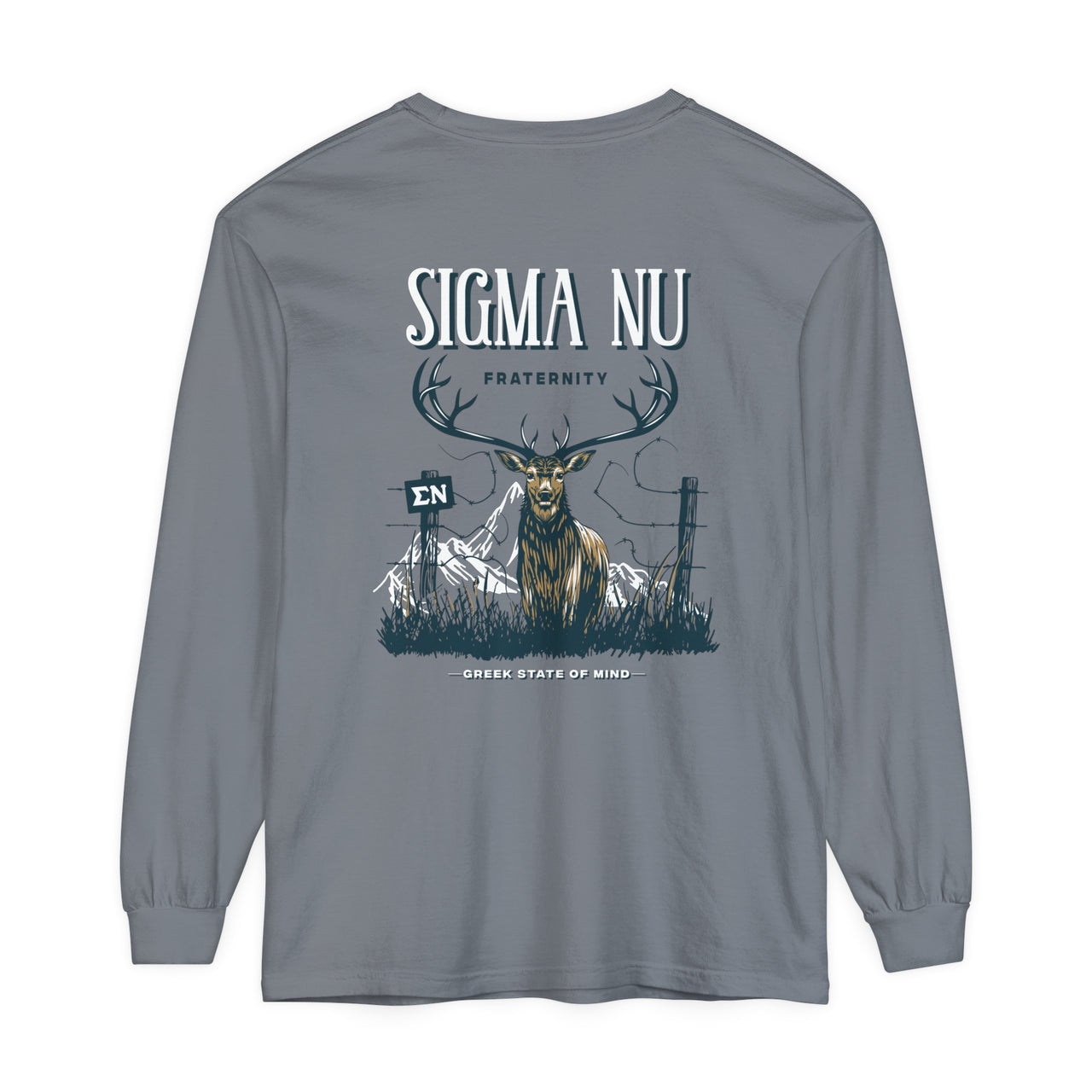 Sigma Nu Graphic Long Sleeve | Big Buck