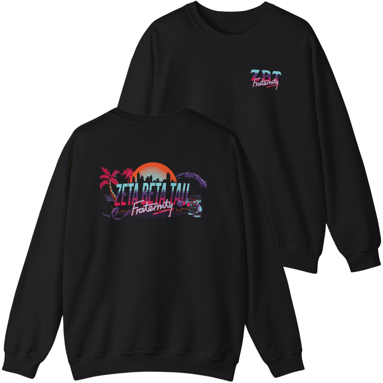 Zeta Beta Tau Graphic Crewneck Sweatshirt | Jump Street