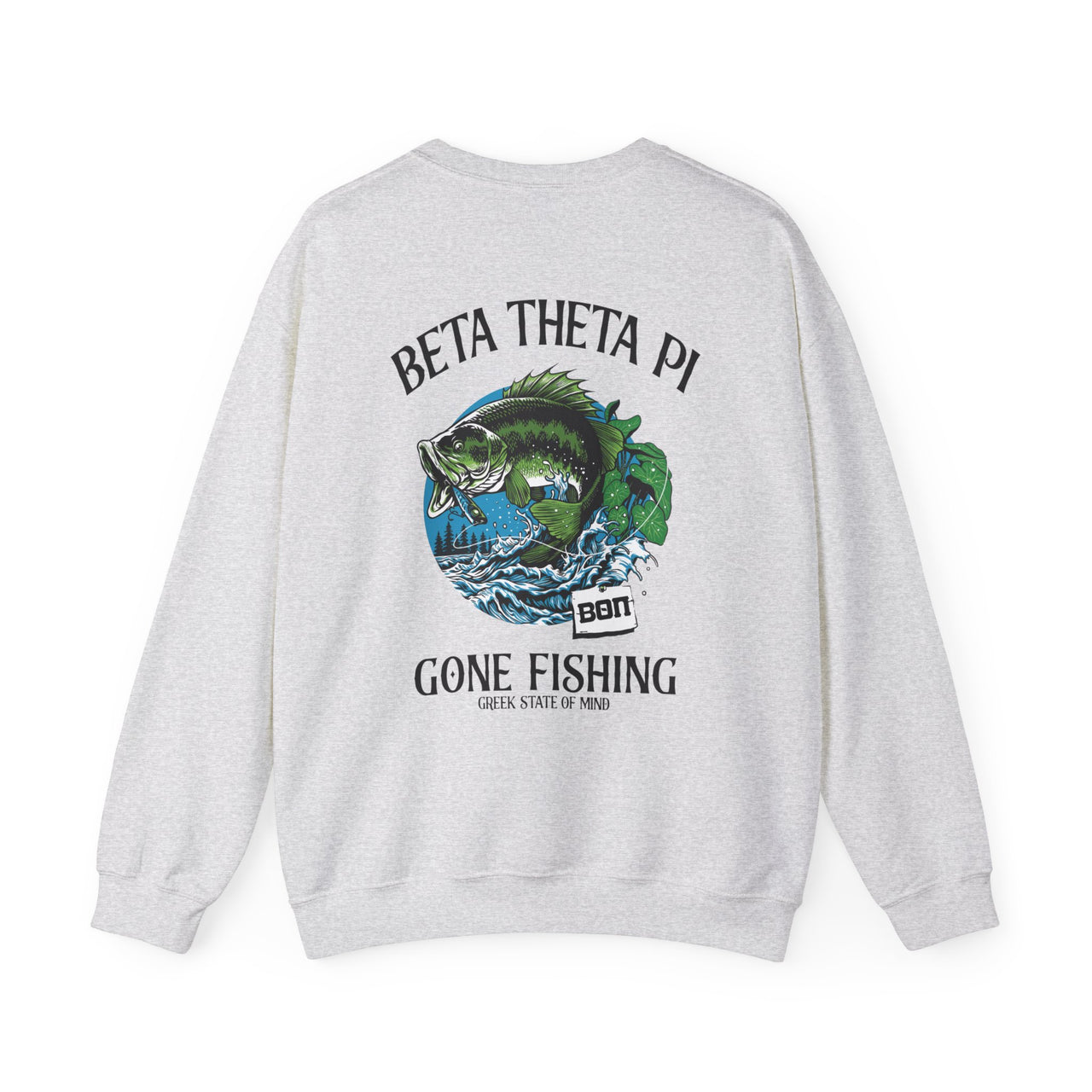 Beta Theta Pi Graphic Crewneck Sweatshirt | Gone Fishing