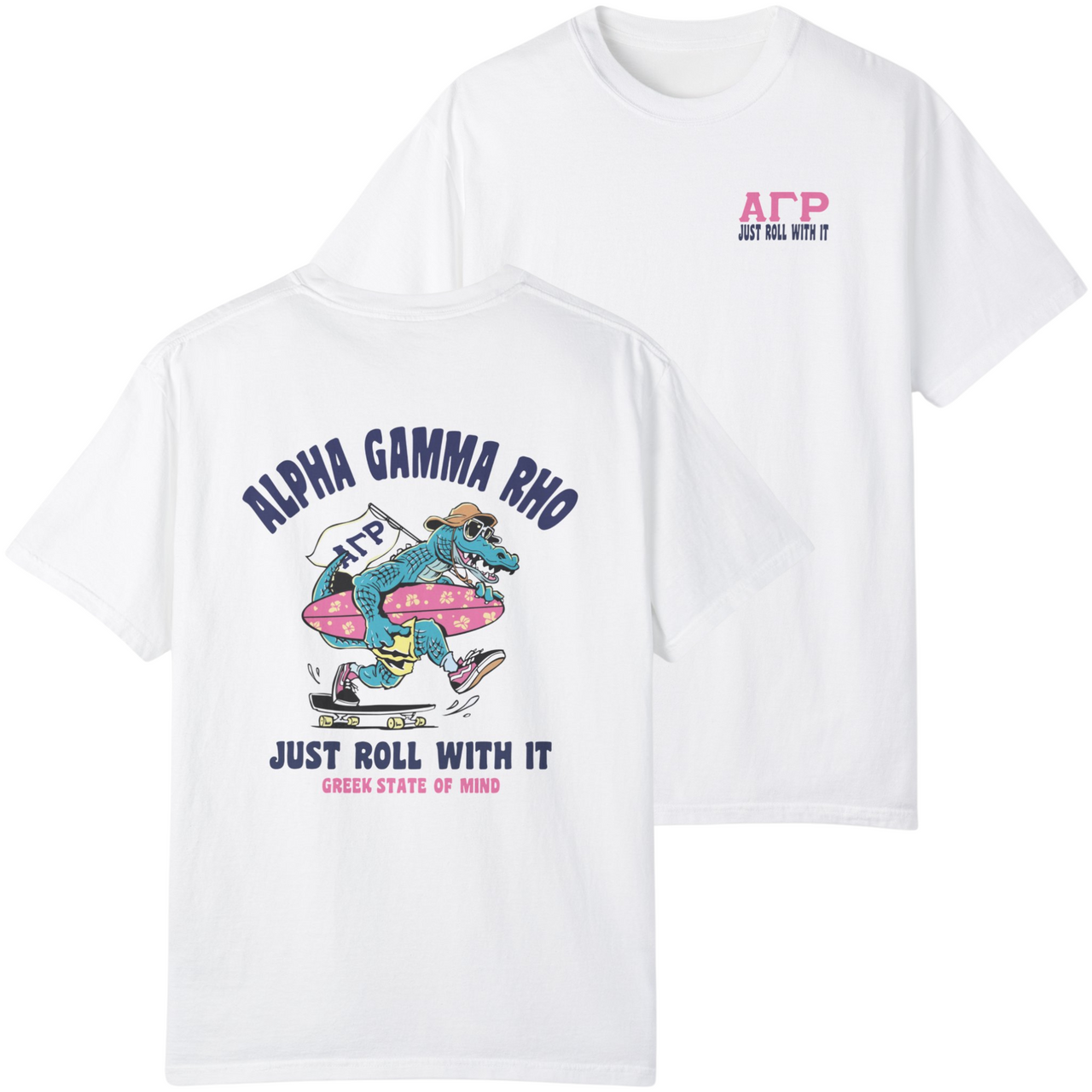 Alpha Gamma Rho Graphic T-Shirt | Alligator Skater