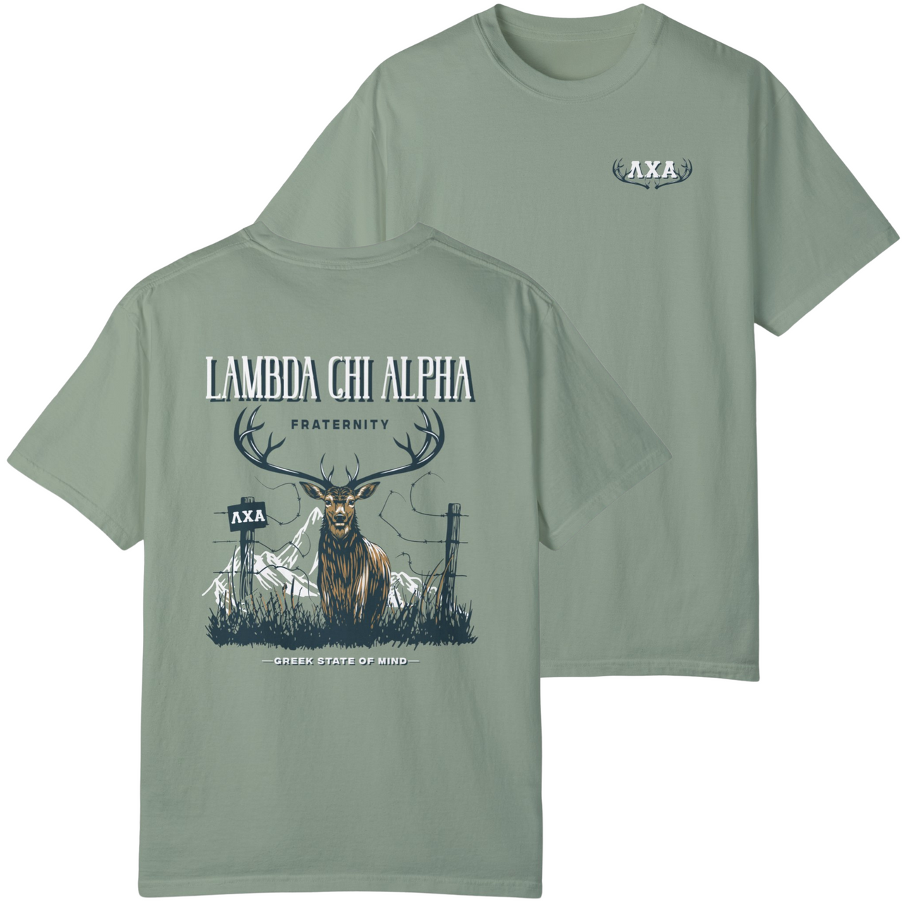 Lambda Chi Alpha Graphic T-Shirt | Big Buck