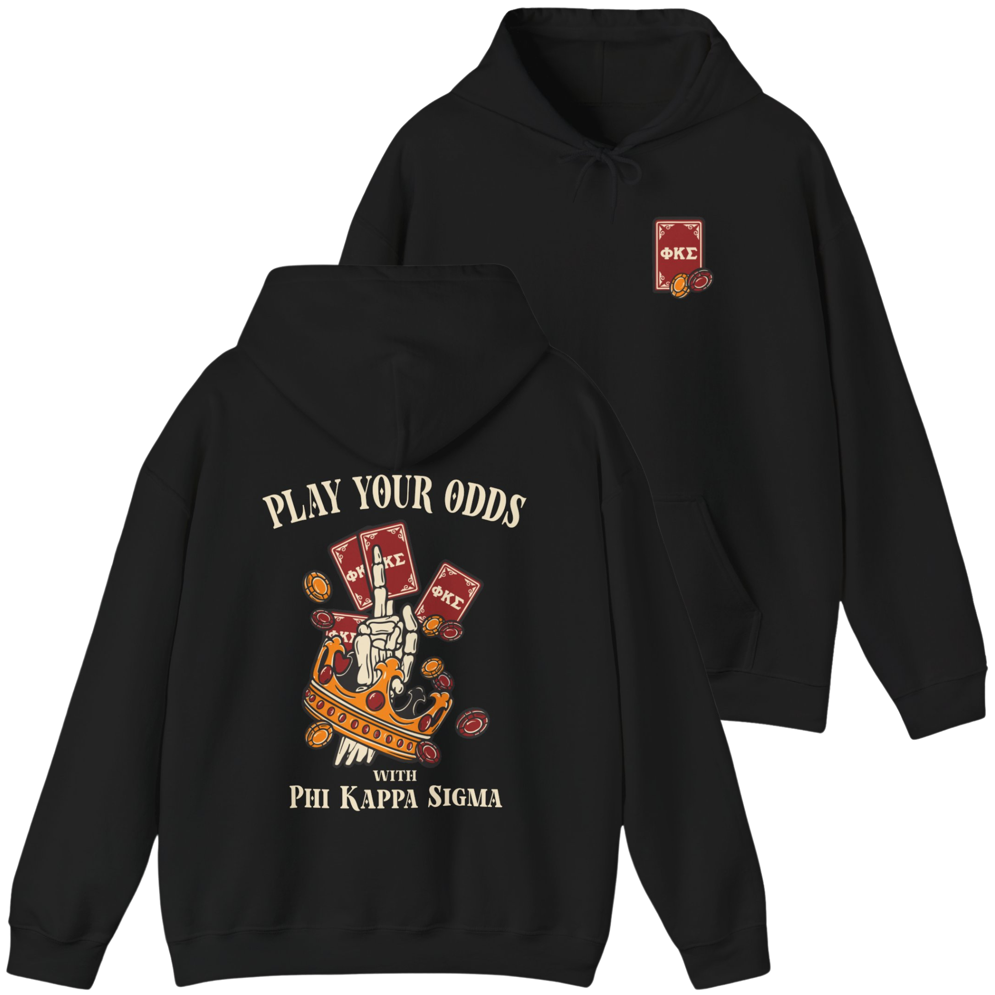 Phi Kappa Sigma Graphic Hoodie Play Your Odds