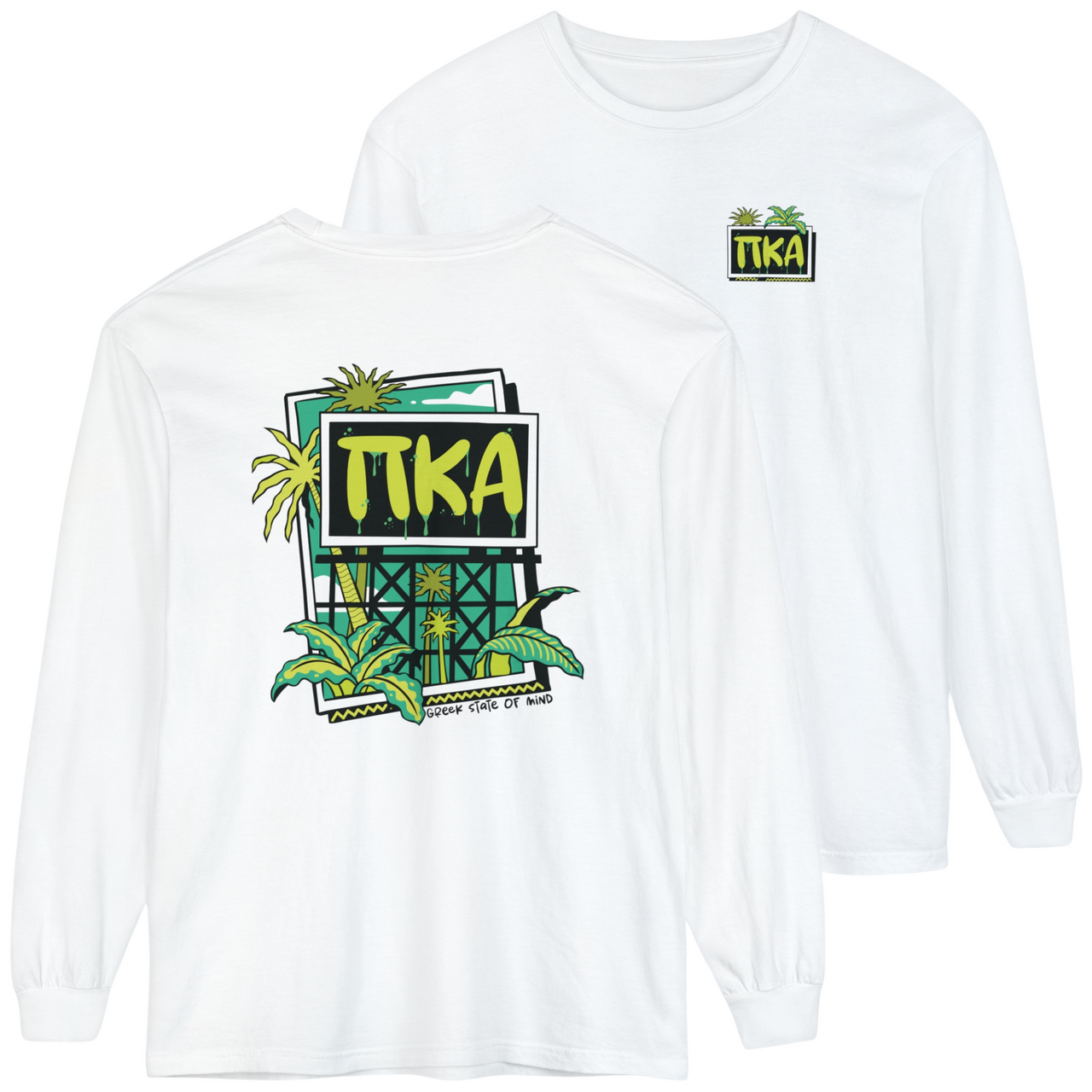 Pi Kappa Alpha Graphic Long Sleeve | Tropical Billboard