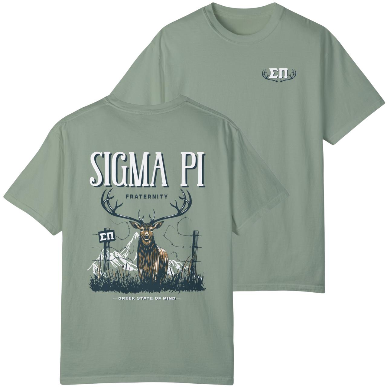 Sigma Pi Graphic T-Shirt | Big Buck