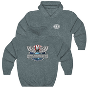 Grey Sigma Alpha Epsilon Graphic Hoodie | The Fraternal Order | Sigma Alpha Epsilon Clothing and Merchandise