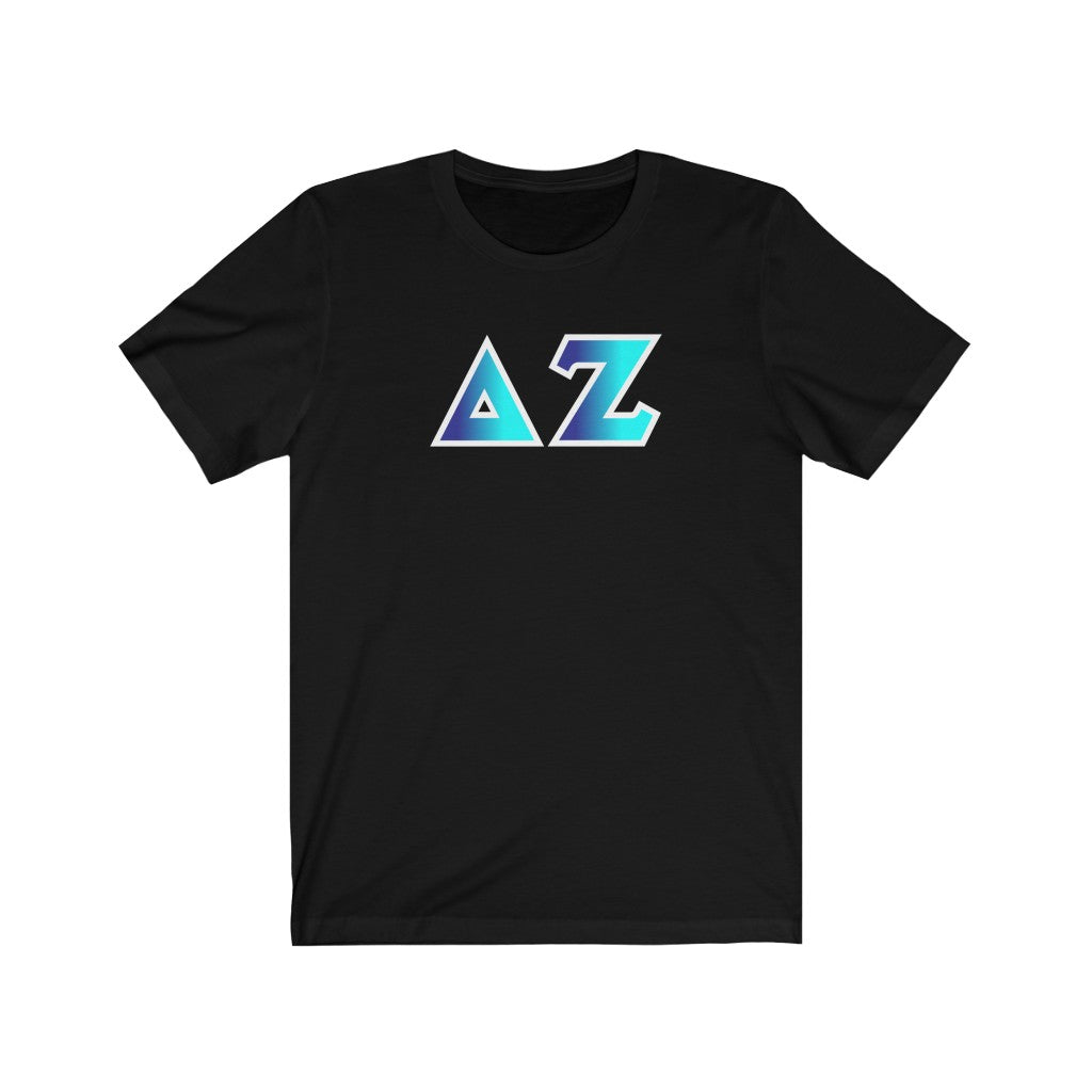 Delta Zeta Printed Letters | Oceans T-Shirt
