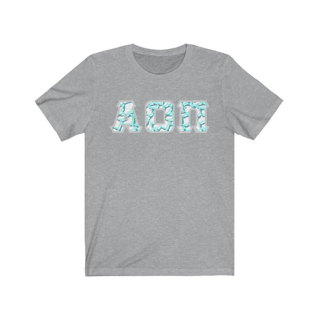 AOII Printed Letters | Under the Sea T-Shirt