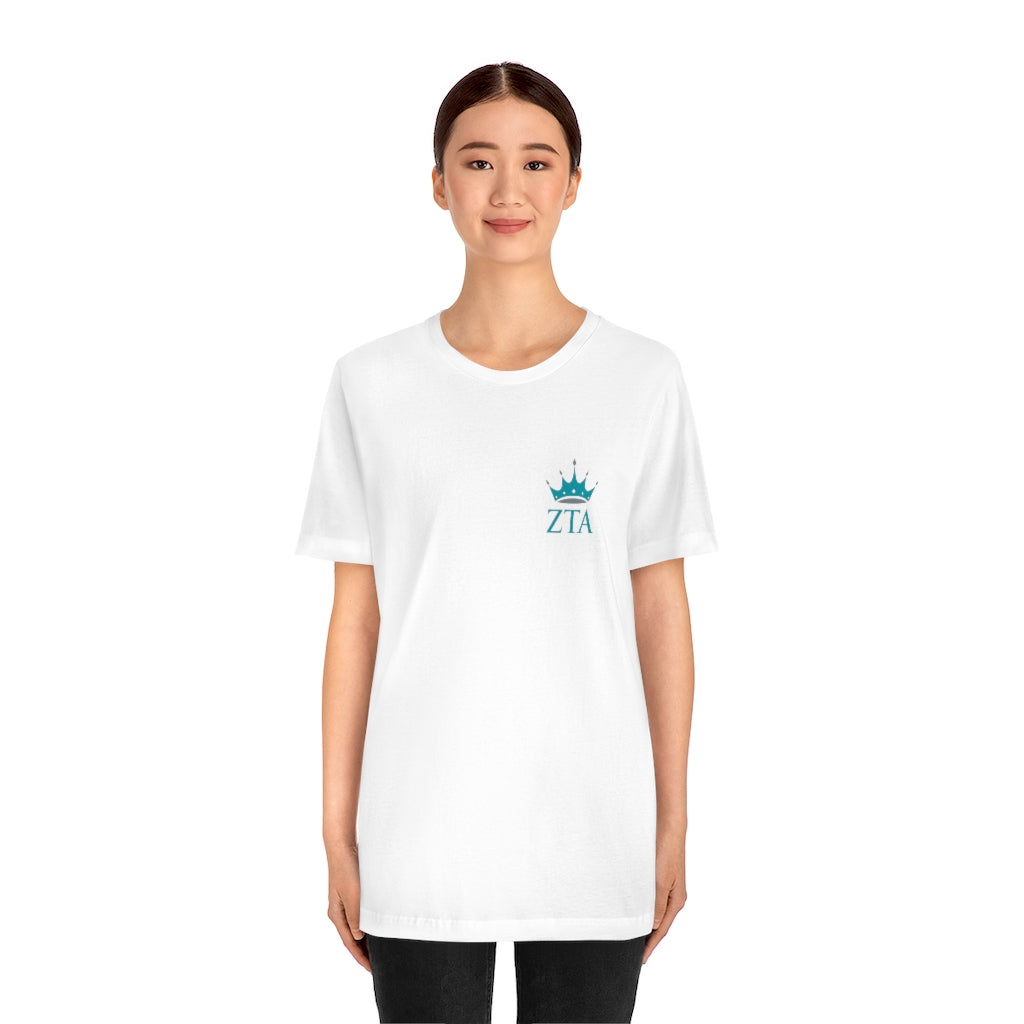 Zeta Tau Alpha Graphic T-Shirt | ZTA Crown LC
