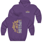 Purple Sigma Alpha Epsilon Graphic Hoodie | Lion Hearted | Sigma Alpha Epsilon Clothing and Merchandise