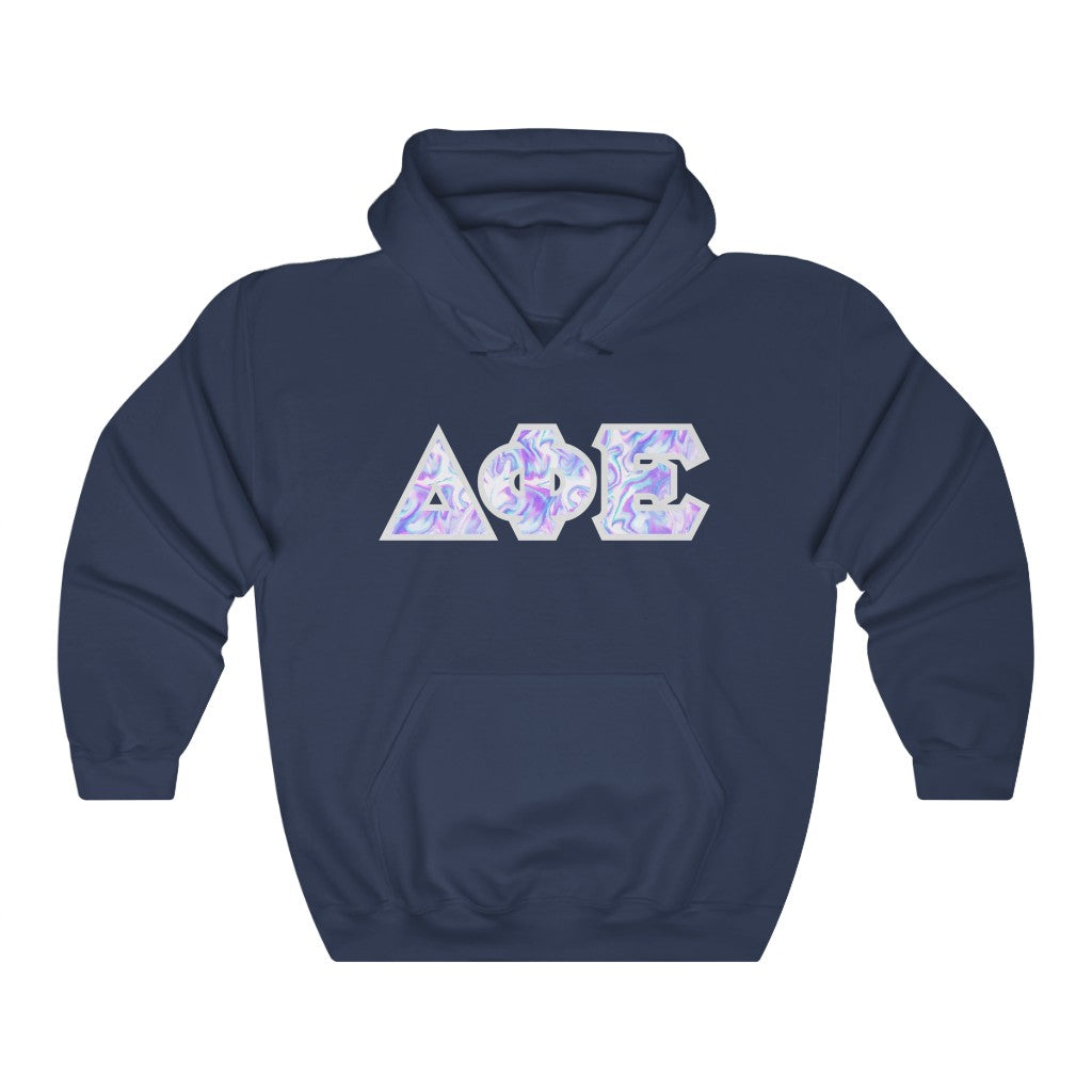 DPhiE Printed Letters | Cotton Candy Tie-Dye Hoodie