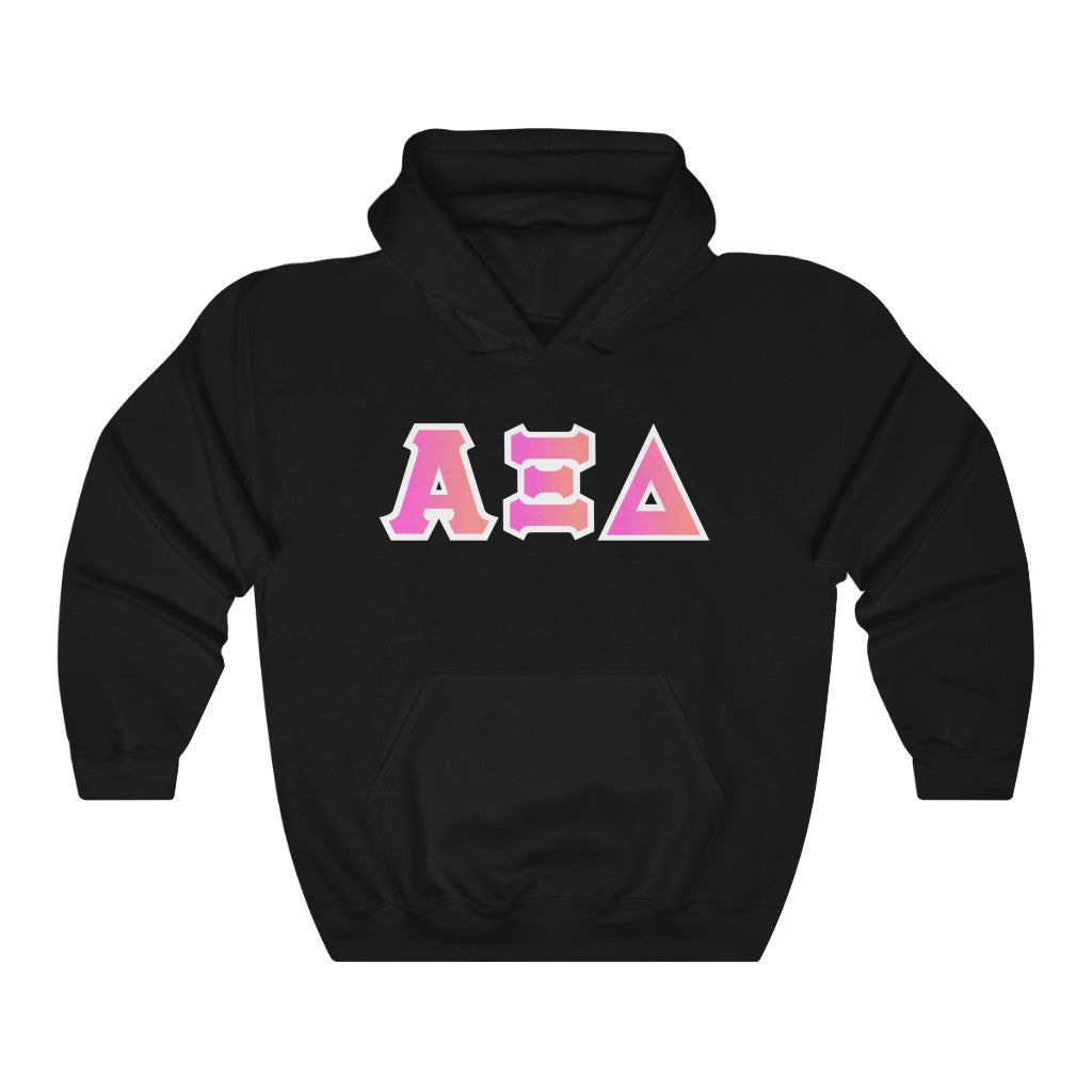 AXiD Printed Letters | Bubble Gum Hoodie