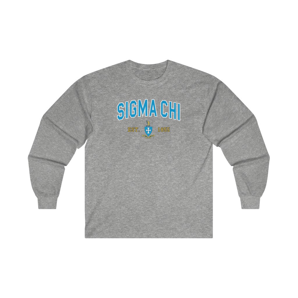 Sigma Chi Graphic Long Sleeve T-Shirt | Sigma Chi Classic