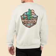 Tau Kappa Epsilon Graphic Crewneck Sweatshirt | Desert Mountains | TKE Clothing and Merchandise