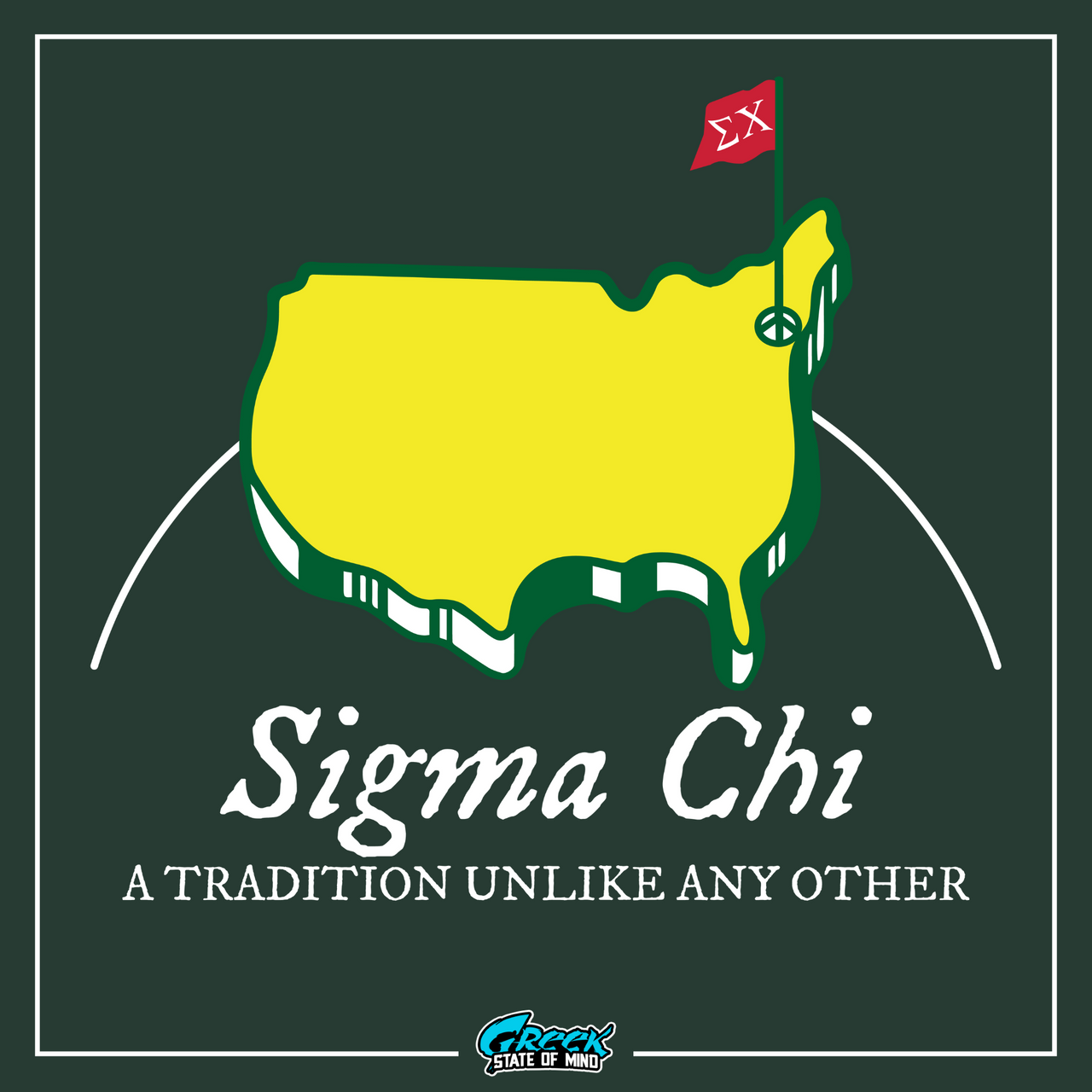 Sigma Chi Graphic Crewneck Sweatshirt | The Masters | Sigma Chi Fraternity Apparel design