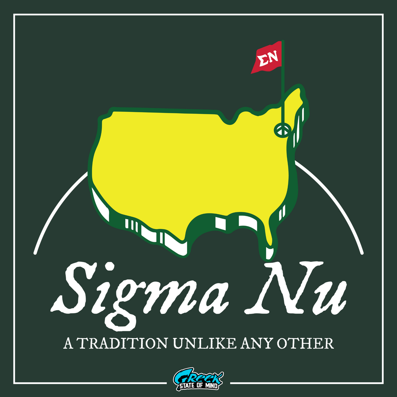 Sigma Nu Graphic T-Shirt | The Masters | Sigma Nu Clothing, Apparel and Merchandise design