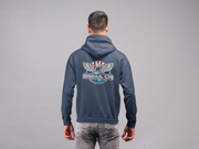 Sigma Chi Graphic Hoodie | The Fraternal Order | Sigma Chi Fraternity Merch House model 