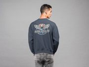 Alpha Sigma Phi Graphic Crewneck Sweatshirt | The Fraternal Order | Alpha Sigma Phi Fraternity Clothes model 