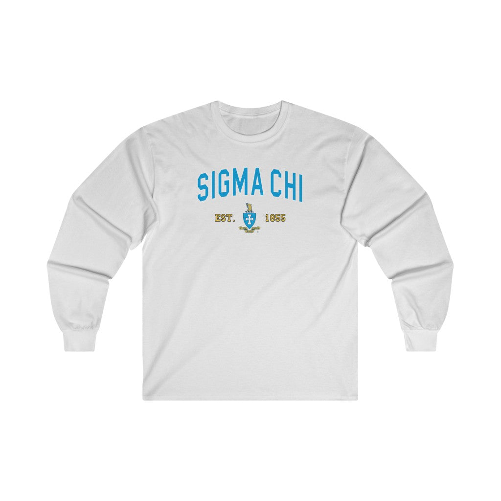 Sigma Chi Graphic Long Sleeve T-Shirt | Sigma Chi Classic