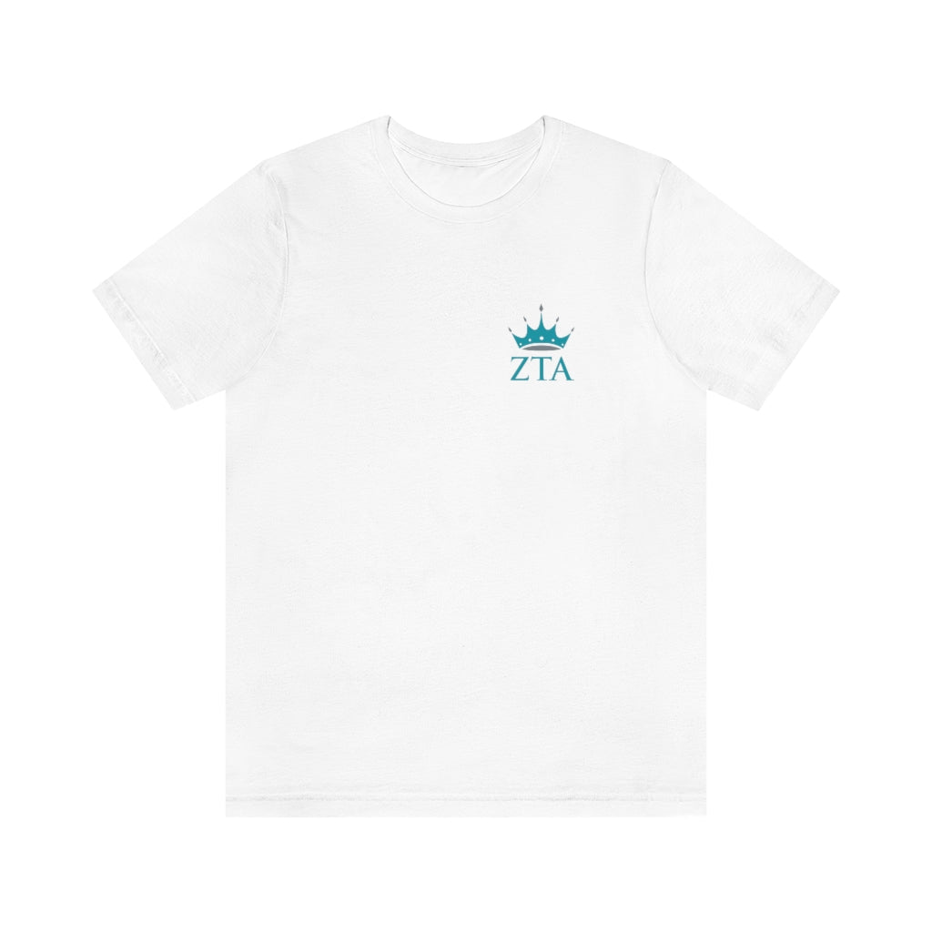 Zeta Tau Alpha Graphic T-Shirt | ZTA Crown LC