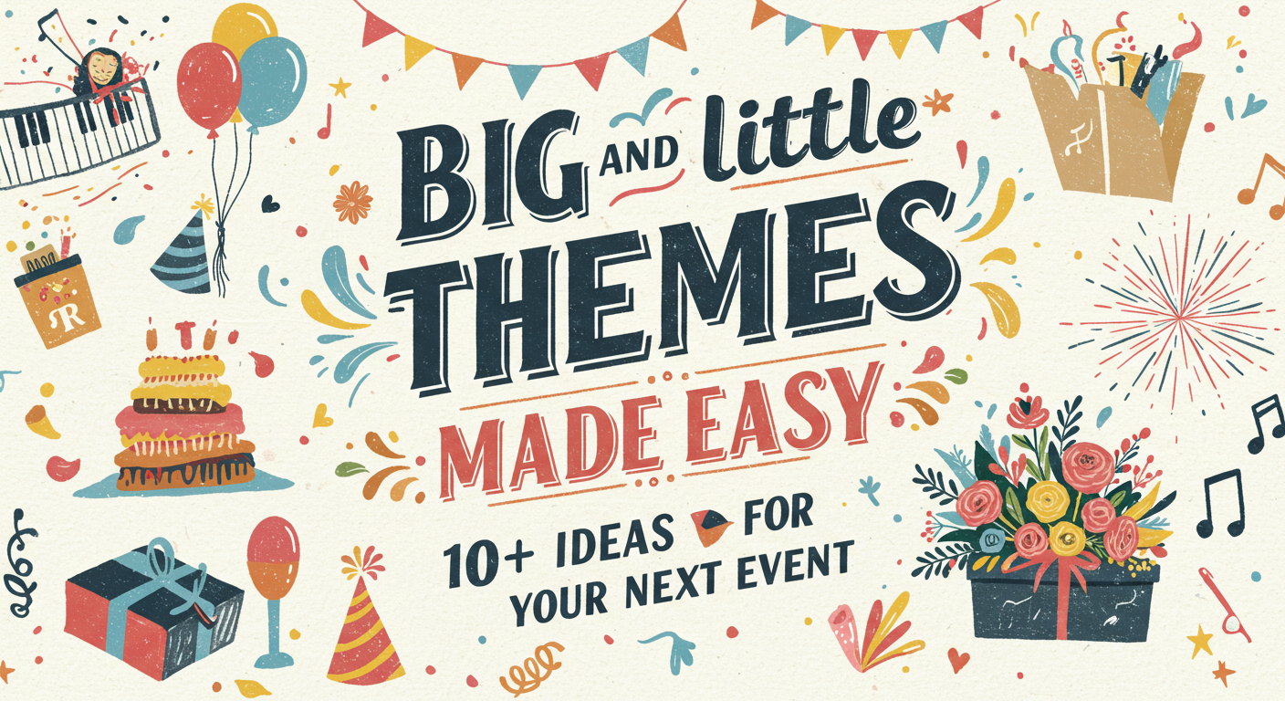Big and Little Themes Made Easy: 10+ Ideas for Your Next Event