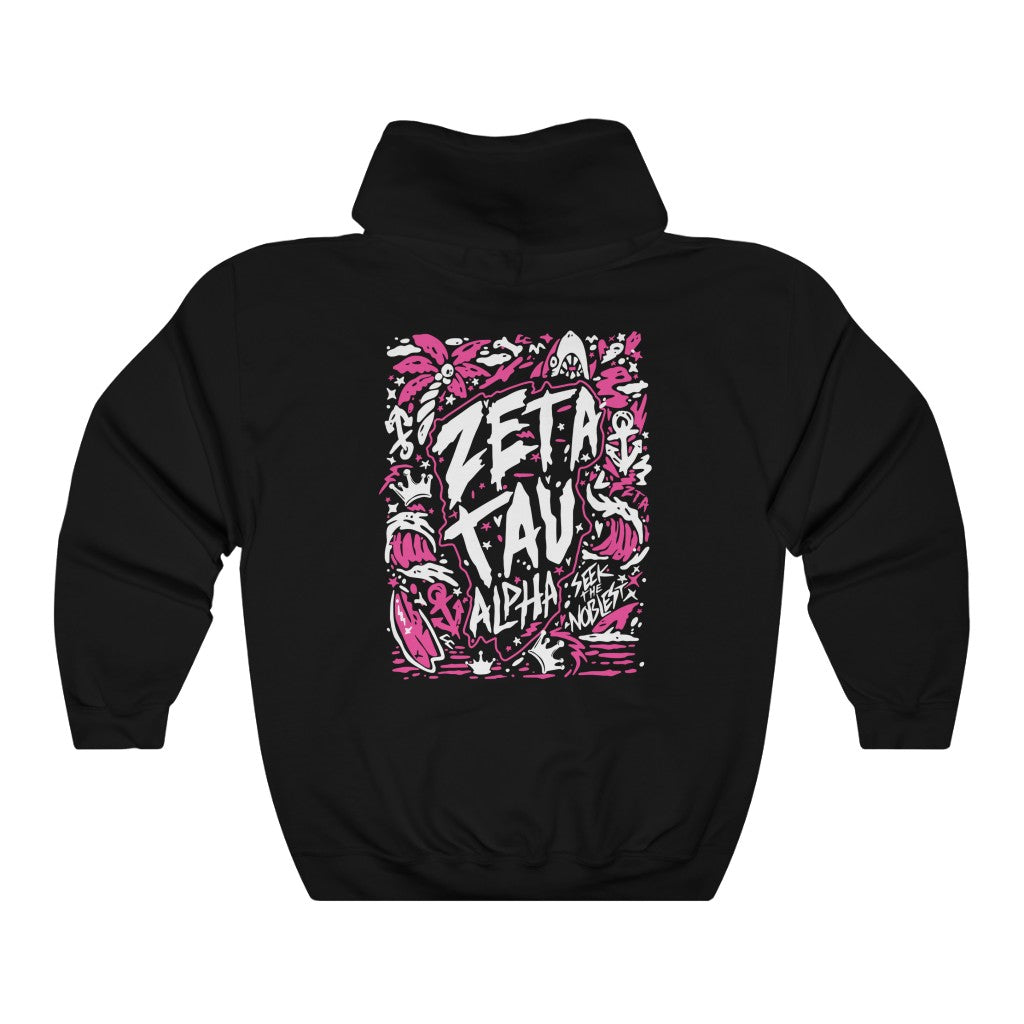 Zeta Tau Alpha Graphic Hoodie | Summer Slam