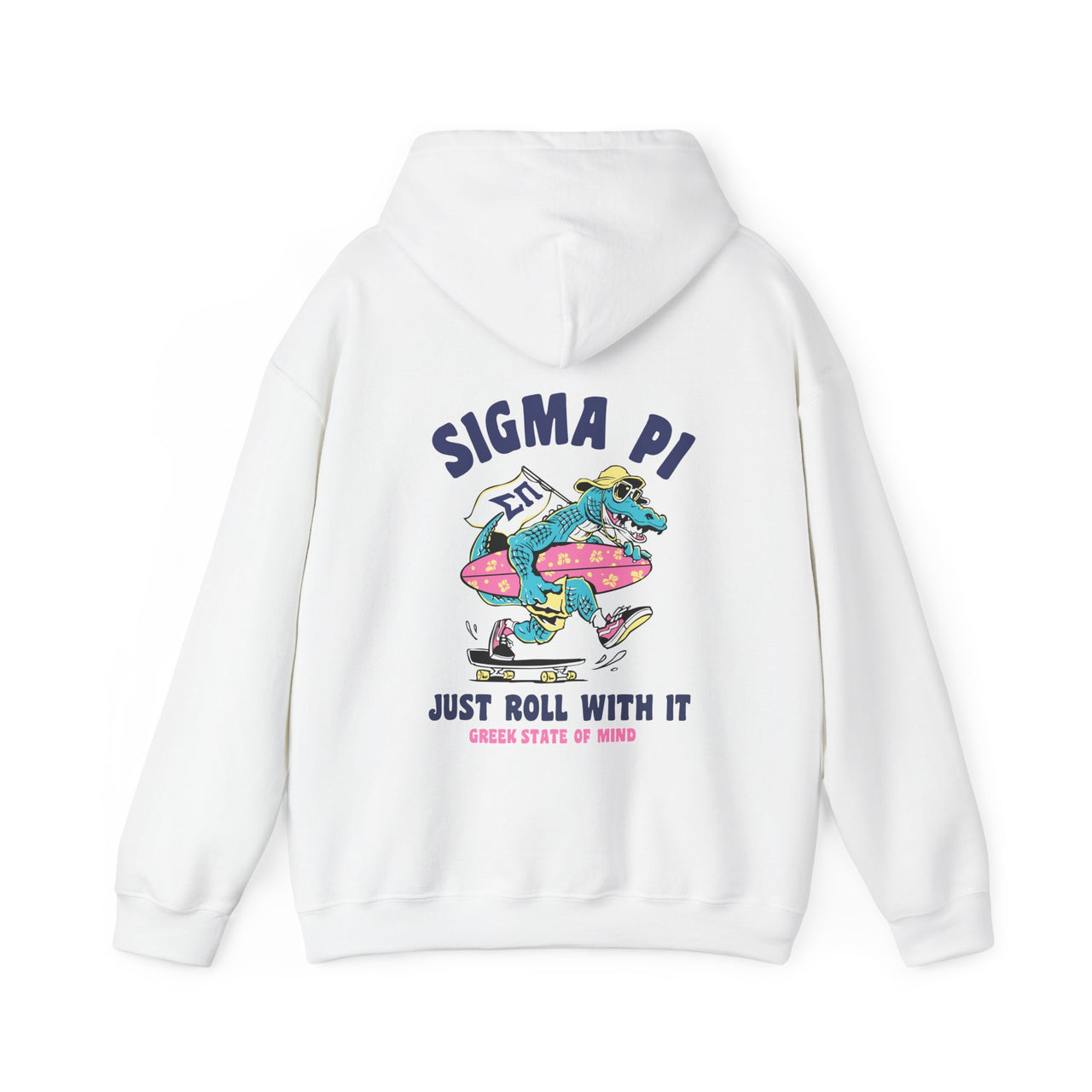 Sigma Pi Graphic Hoodie | Alligator Skater