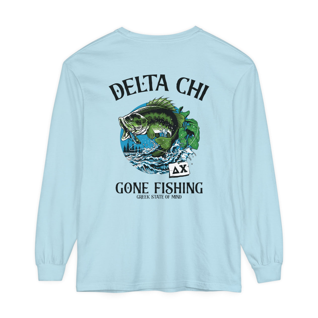 Delta Chi Graphic Long Sleeve | Gone Fishing