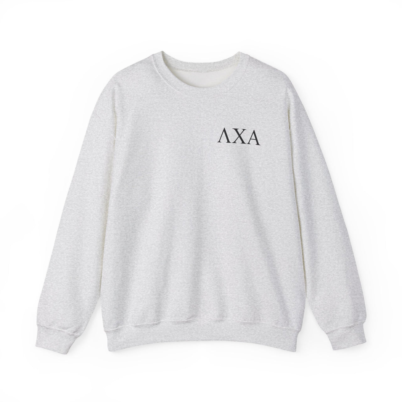 Lambda Chi Alpha Graphic Crewneck Sweatshirt | Black Letters LC