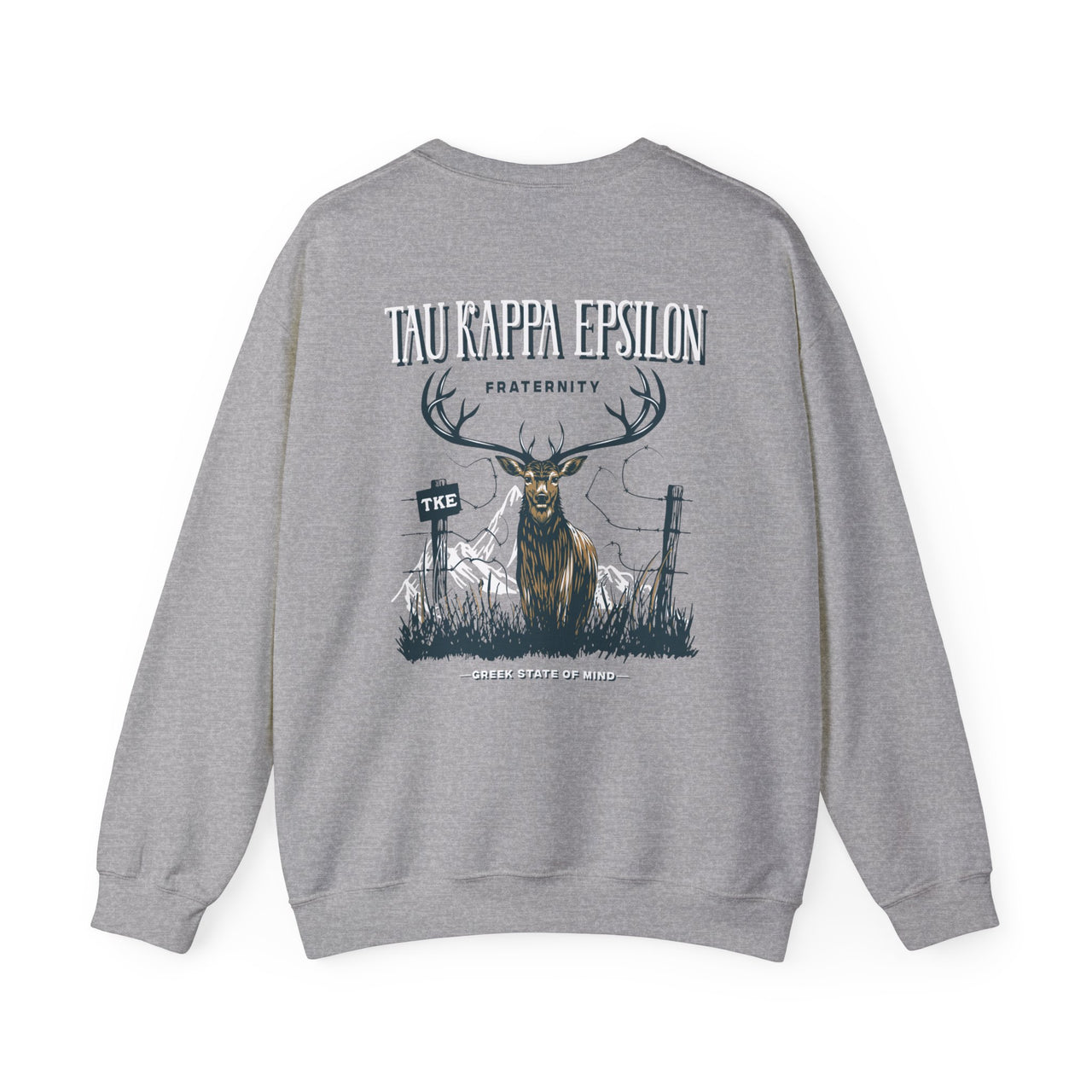 Tau Kappa Epsilon Graphic Crewneck Sweatshirt | Big Buck