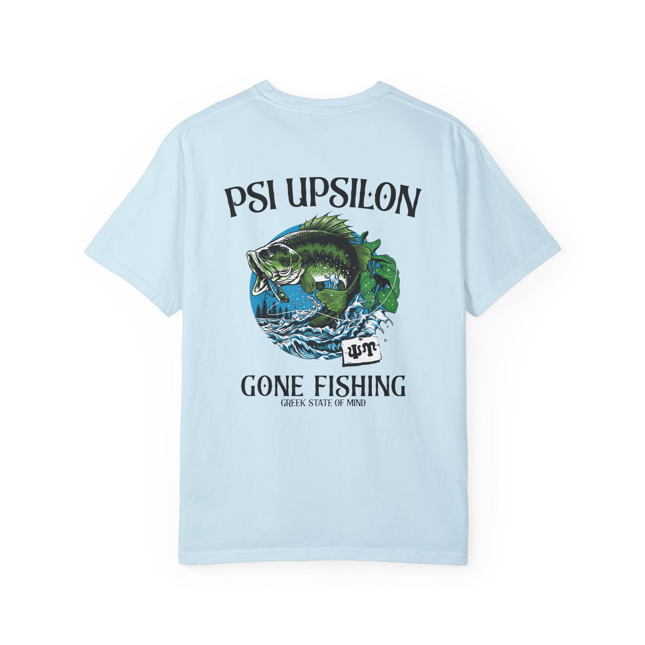 Psi Upsilon Graphic T-Shirt | Gone Fishing
