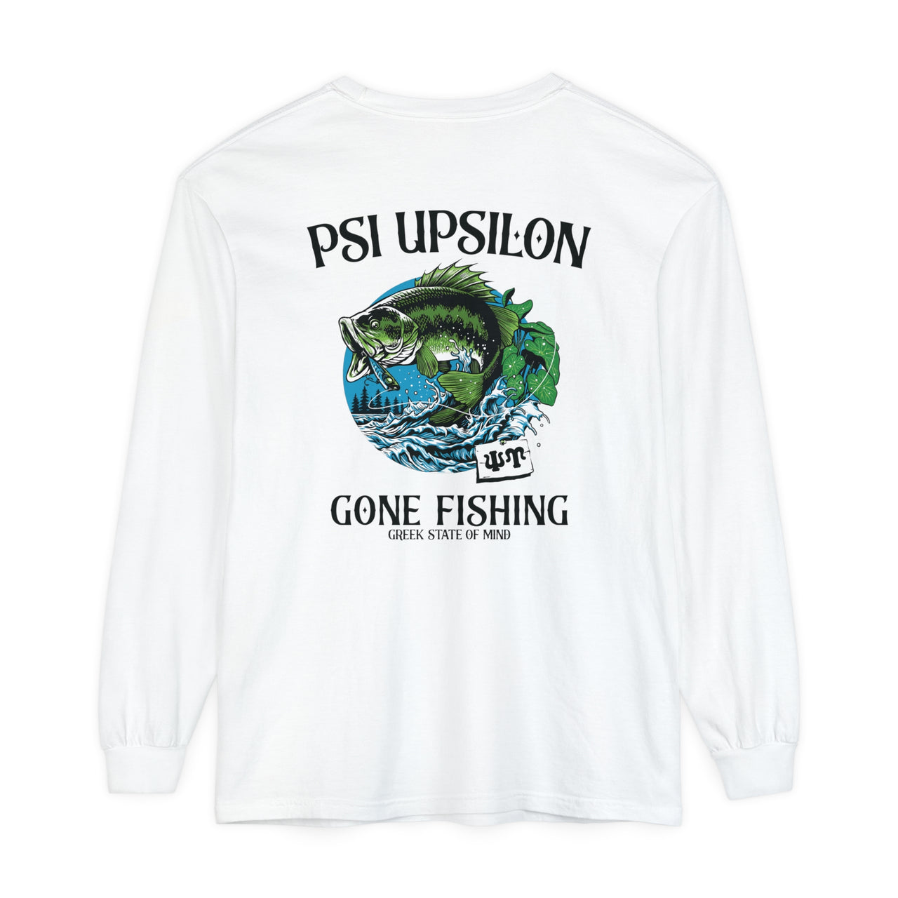 Psi Upsilon Graphic Long Sleeve | Gone Fishing