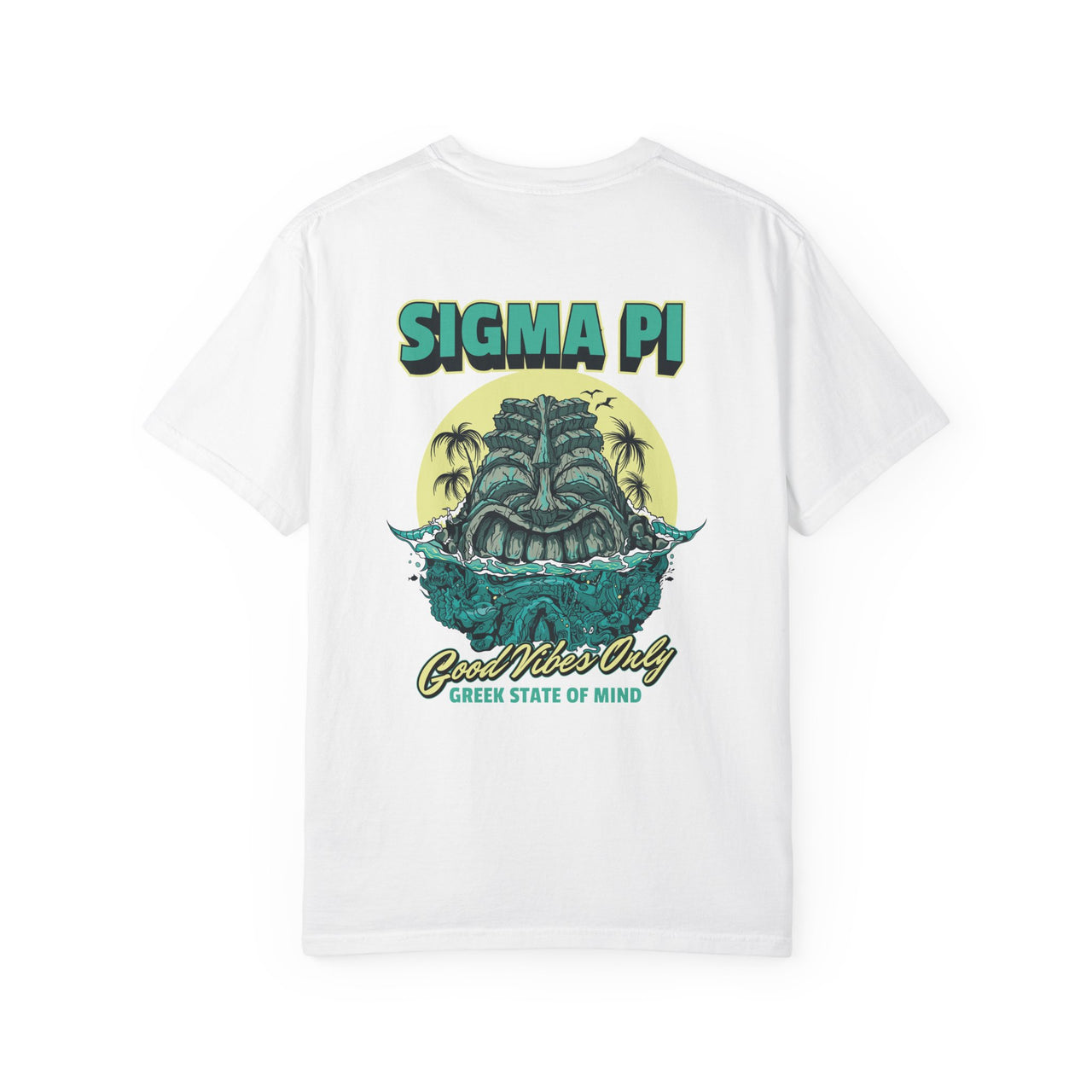 Sigma Pi Graphic T-Shirt | Good Vibes Only
