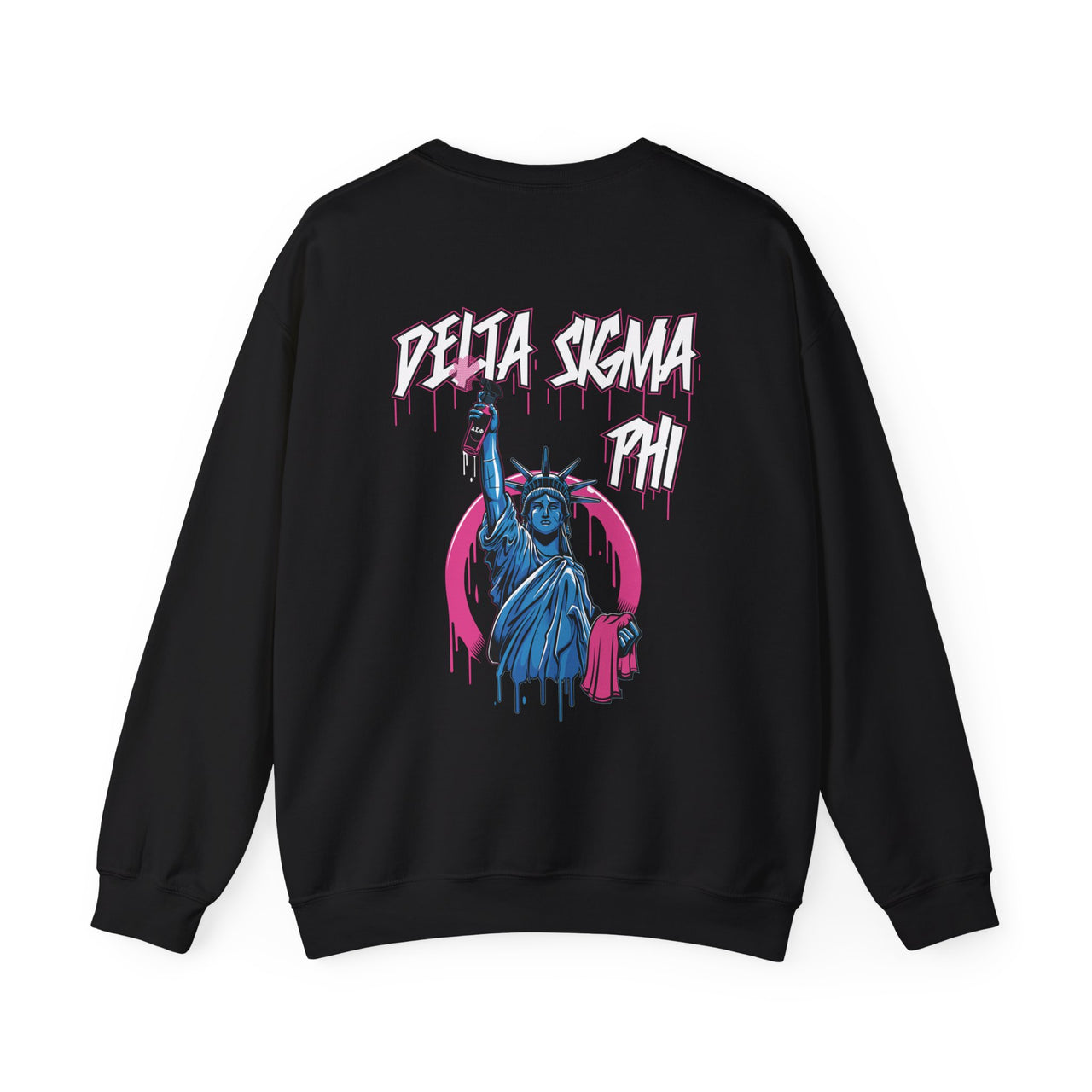 Delta Sigma Phi Graphic Crewneck Sweatshirt | Liberty Rebel