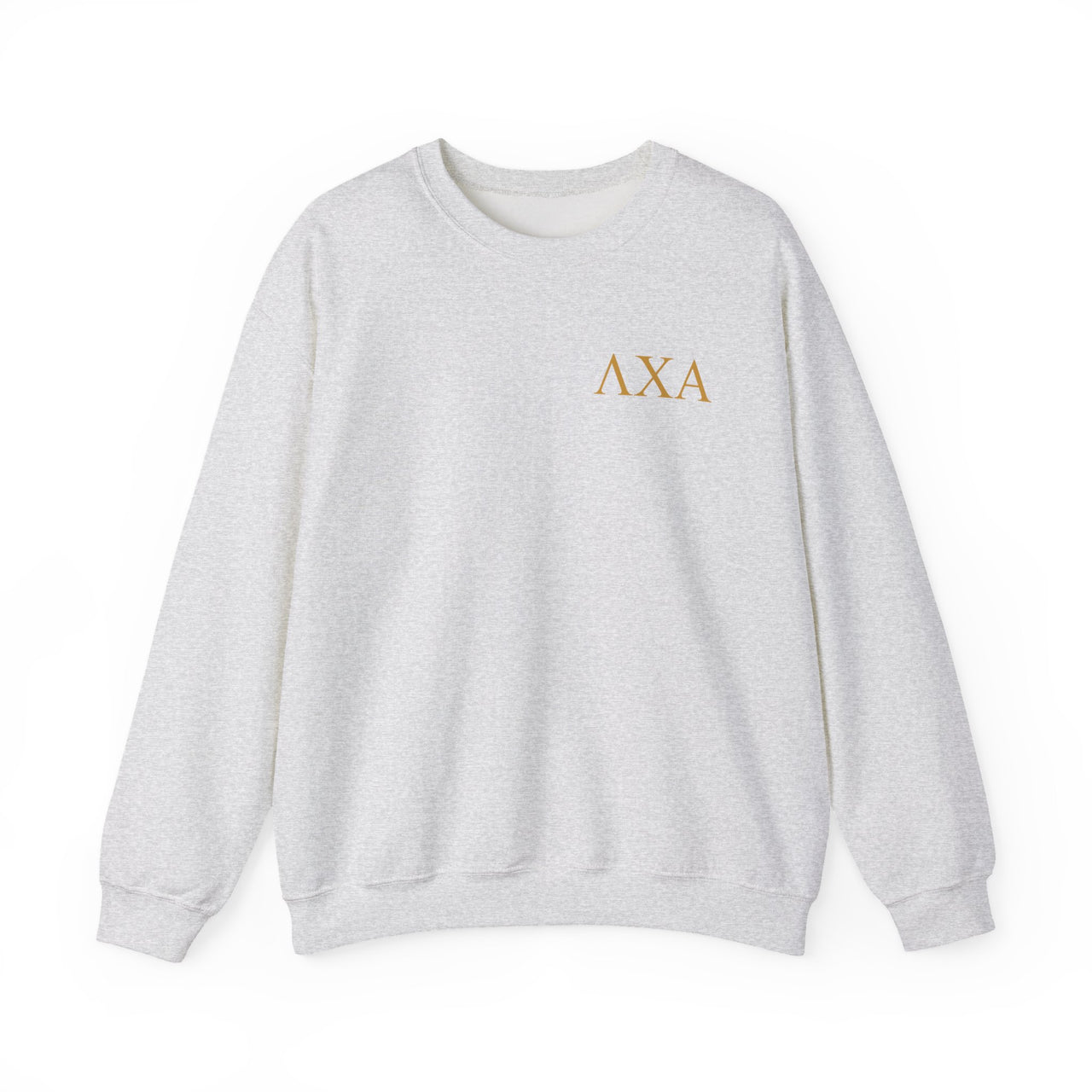 Lambda Chi Alpha Graphic Crewneck Sweatshirt | Gold Letters LC