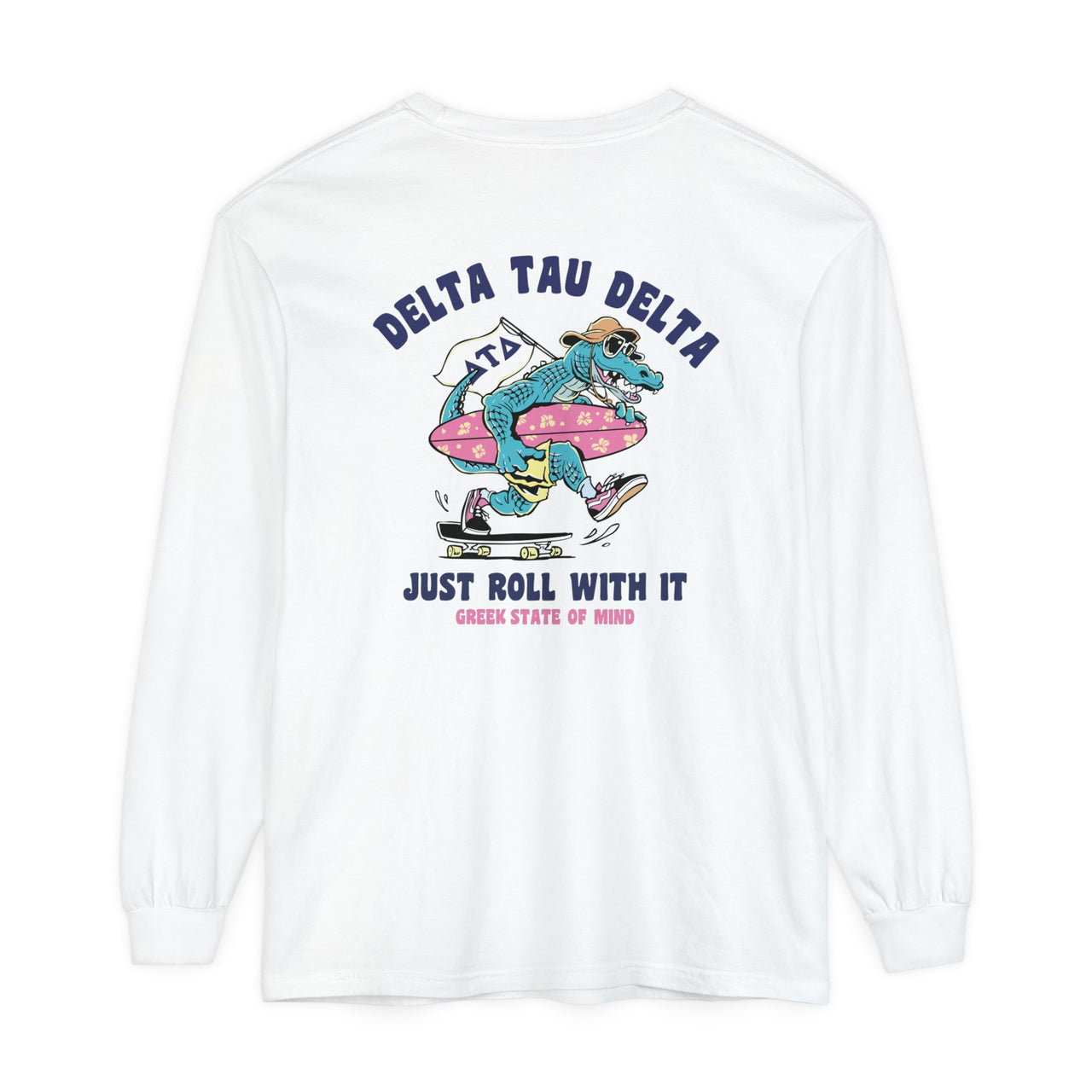 Delta Tau Delta Graphic Long Sleeve | Alligator Skater