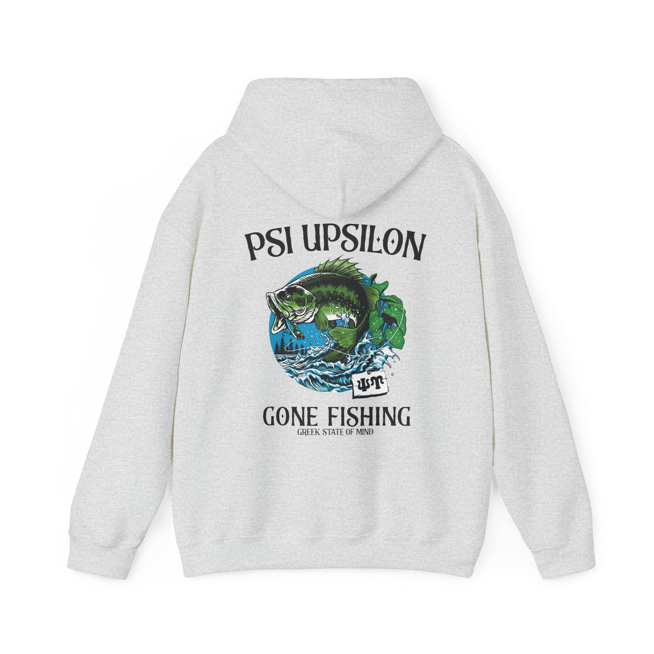 Psi Upsilon Graphic Hoodie | Gone Fishing