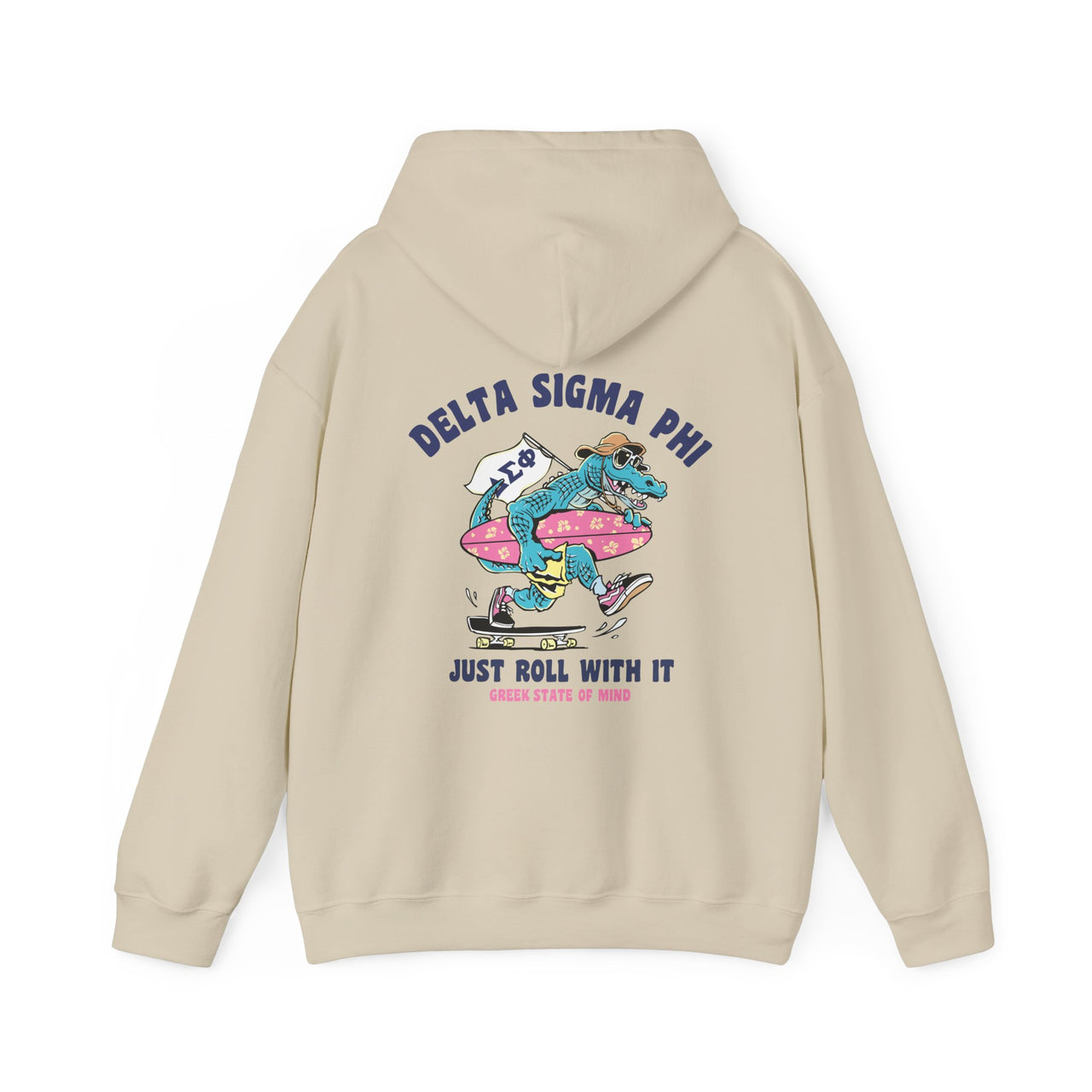 Delta Sigma Phi Graphic Hoodie | Alligator Skater