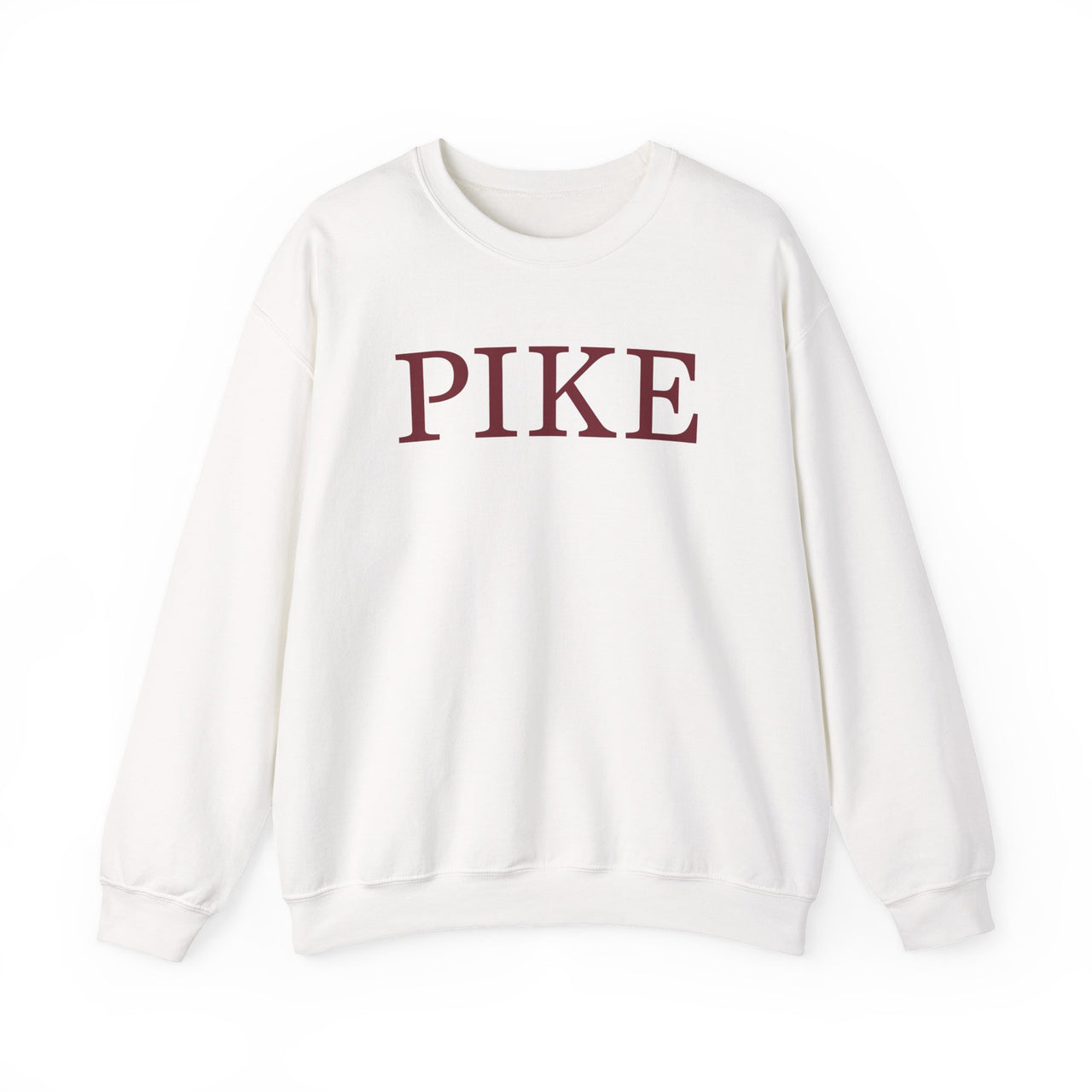 Pi Kappa Alpha Graphic Crewneck Sweatshirt | Garnet PIKE logo