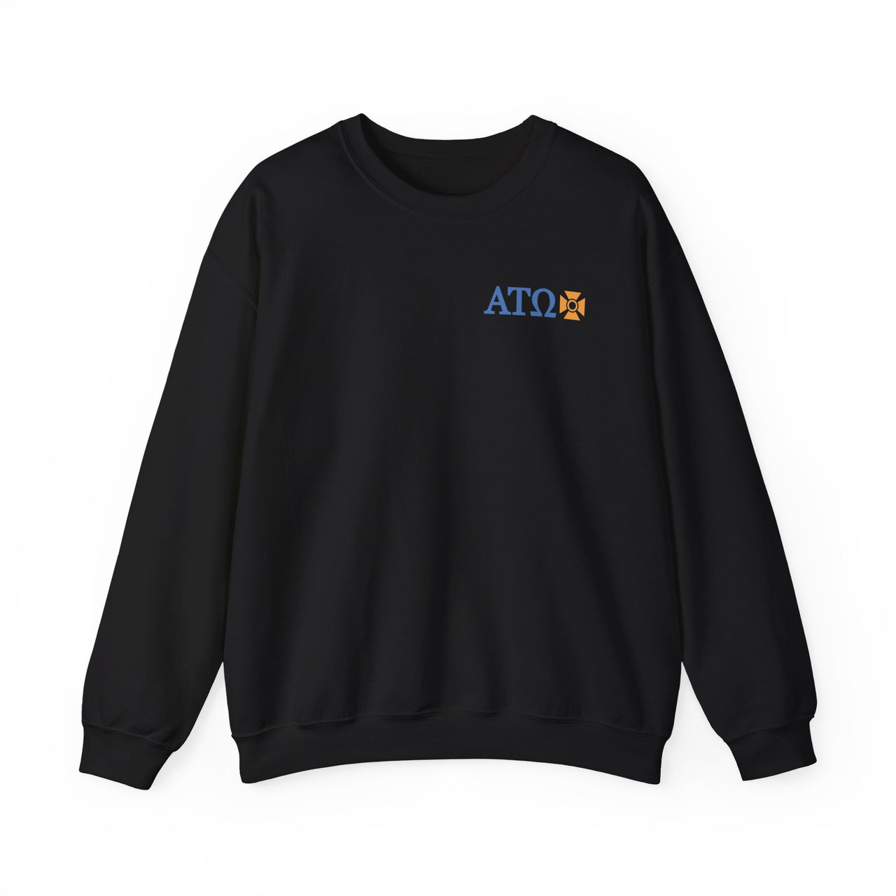 Alpha Tau Omega Graphic Crewneck Sweatshirt | ATO Letter Logo LC