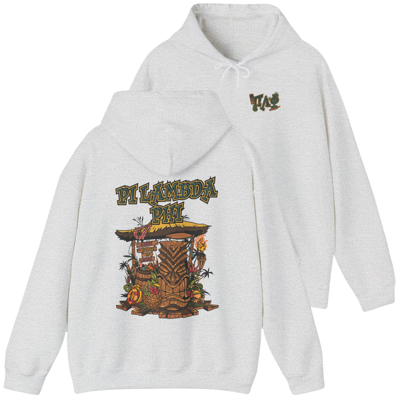 Pi Lambda Phi Graphic Hoodie | Tiki Time