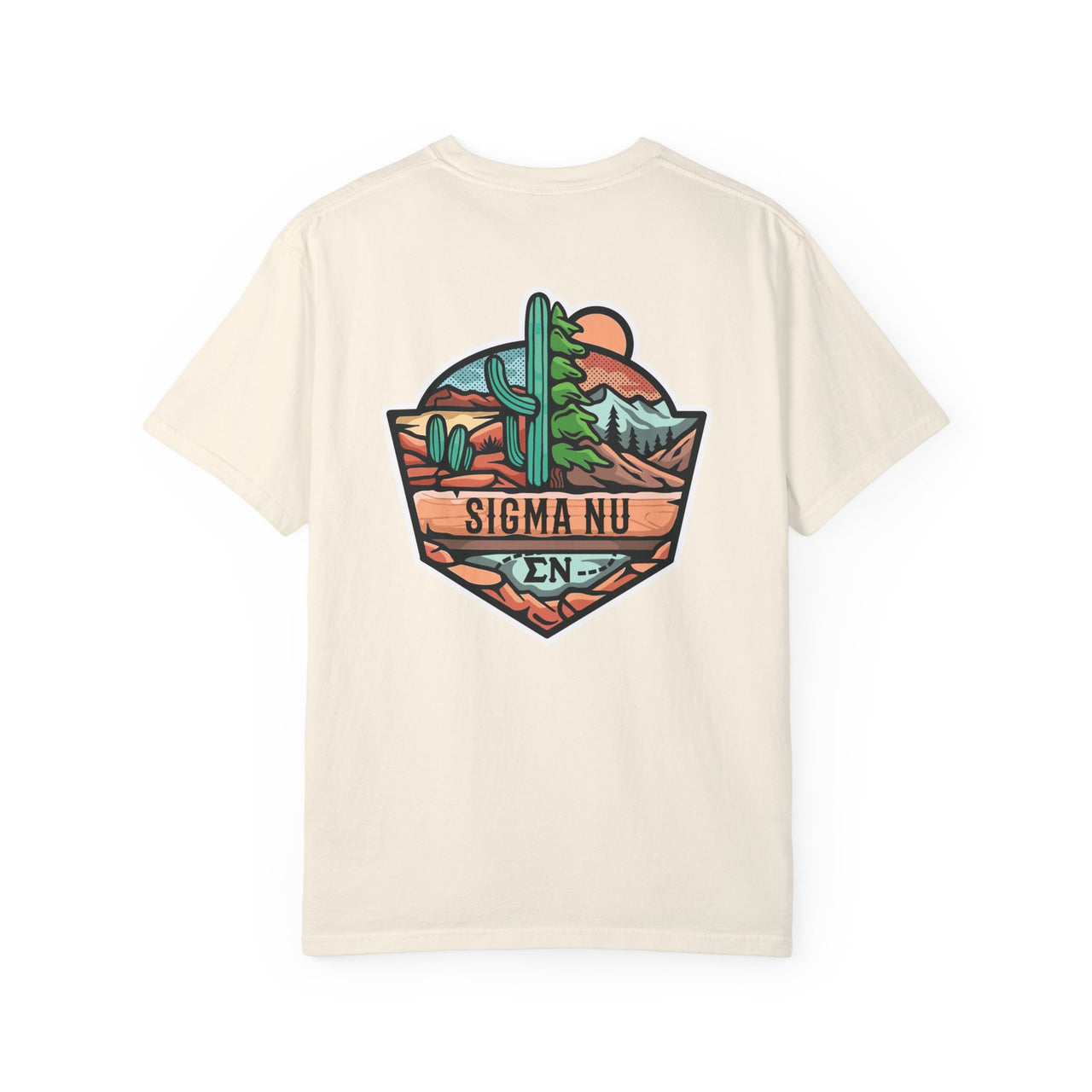 Sigma Nu Graphic T-Shirt | Desert Mountains