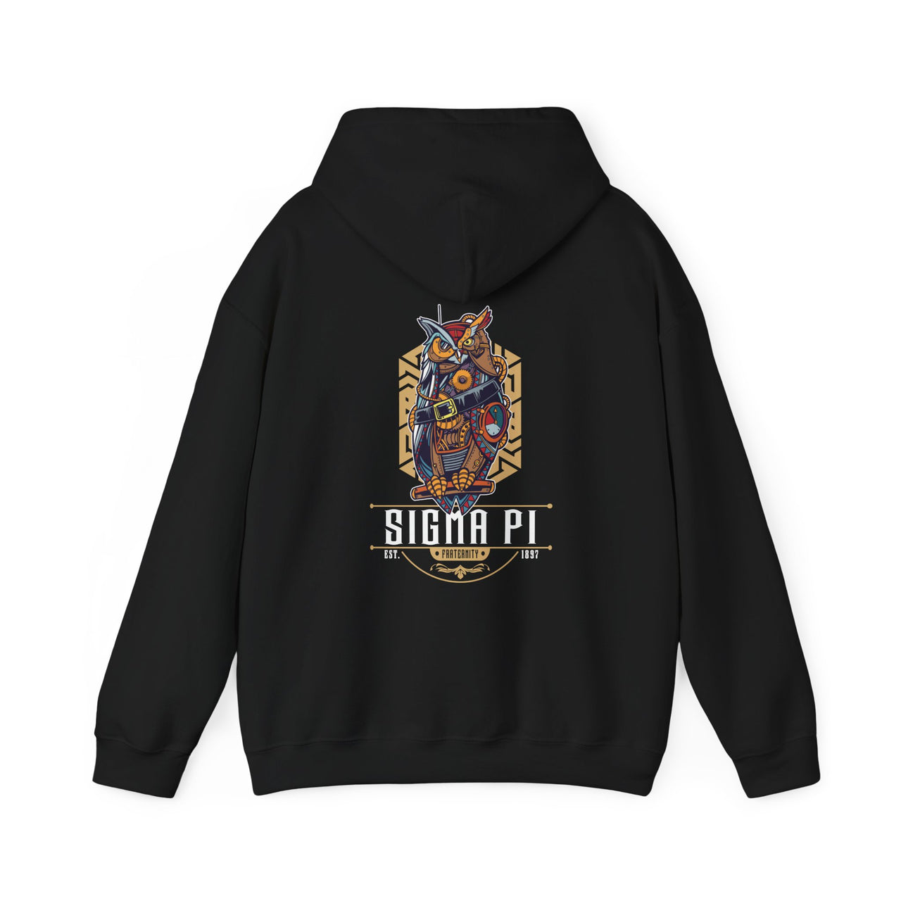 Sigma Pi Graphic Hoodie | Steampunk Owl