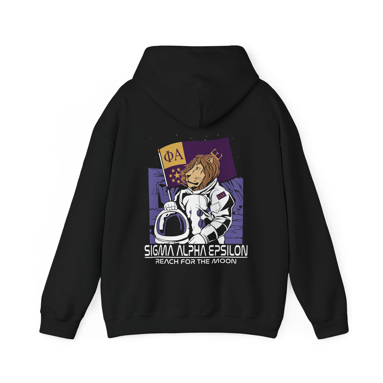 Sigma Alpha Epsilon Graphic Hoodie | Space Lion