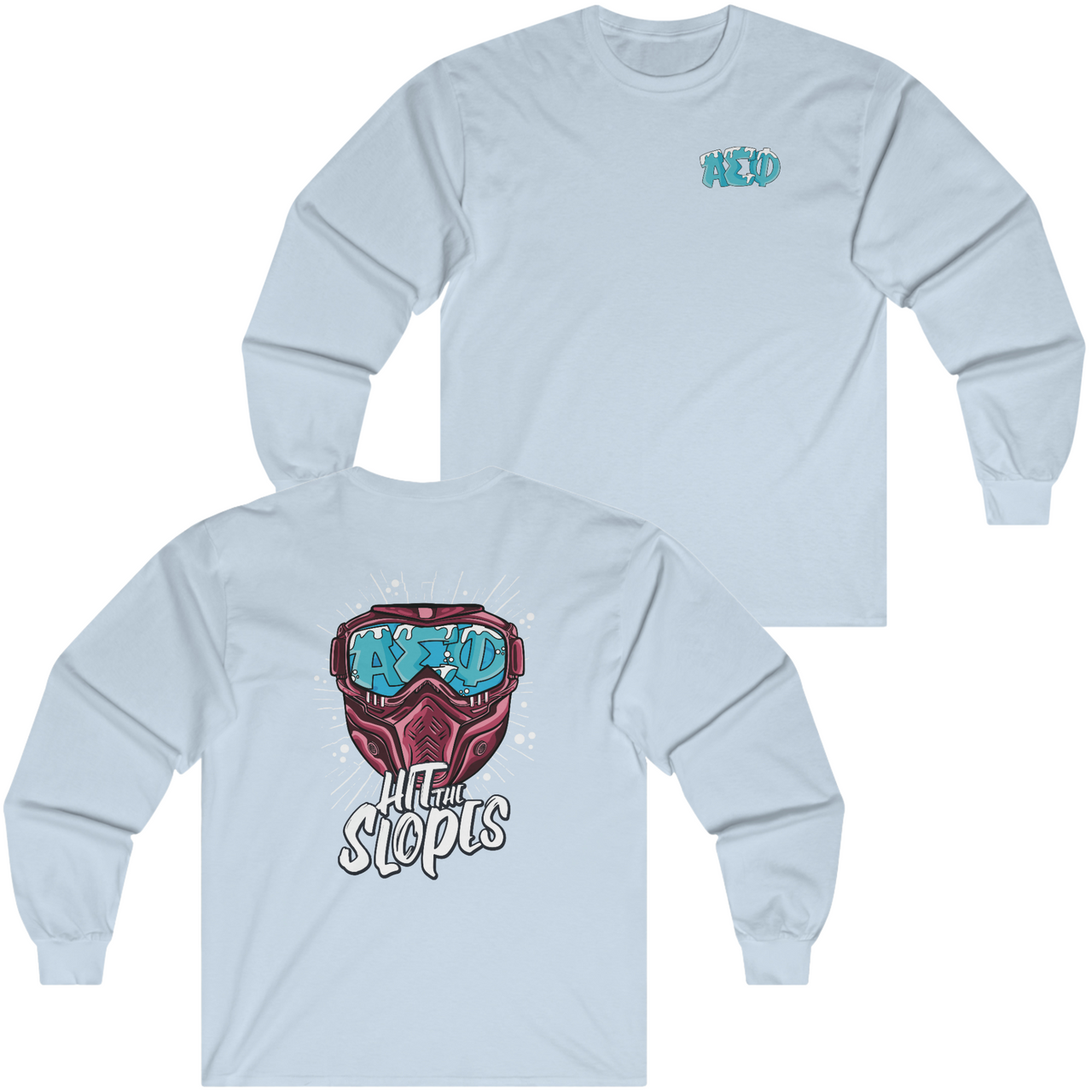 Alpha Sigma Phi Graphic Long Sleeve | Hit the Slopes