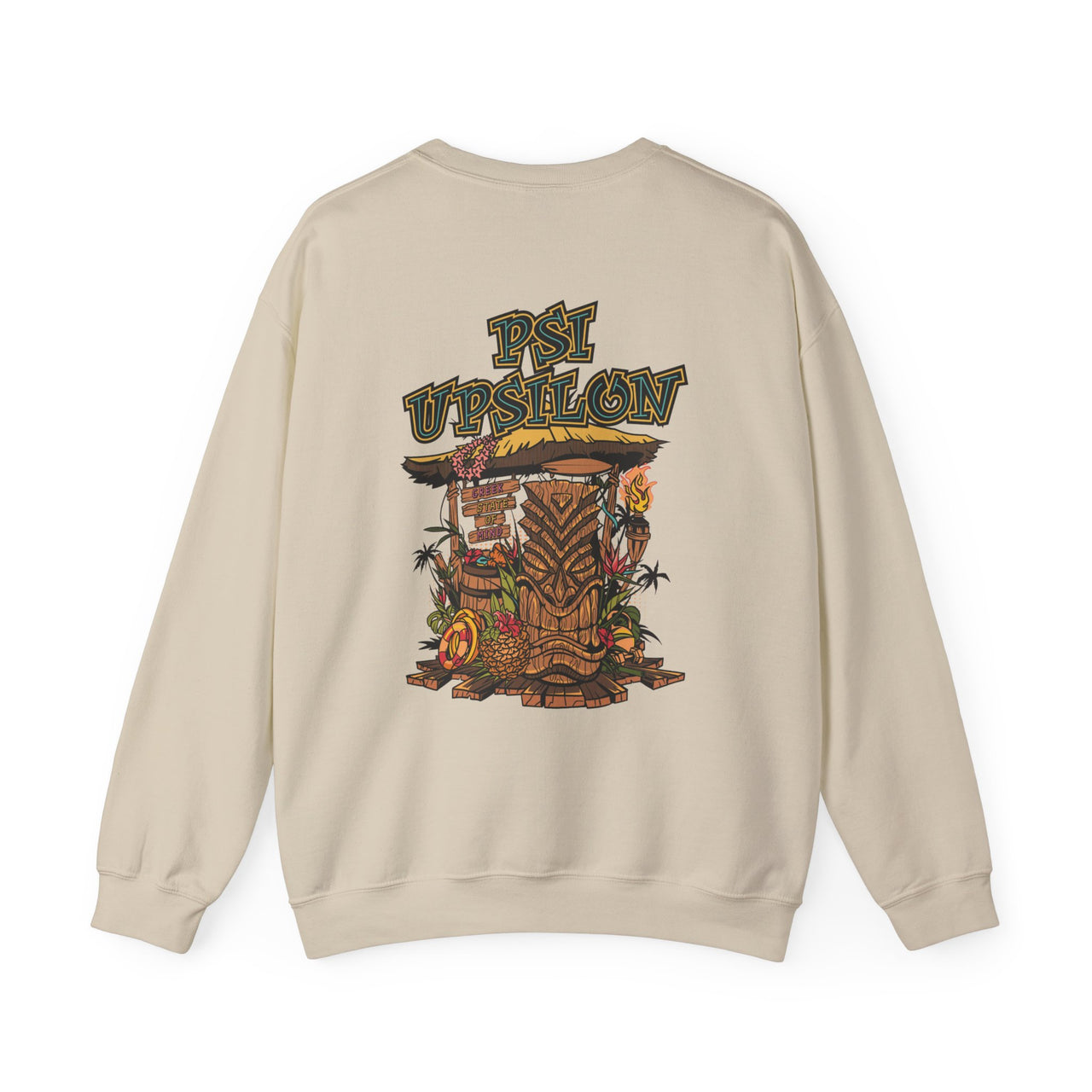 Psi Upsilon Graphic Crewneck Sweatshirt | Tiki Time