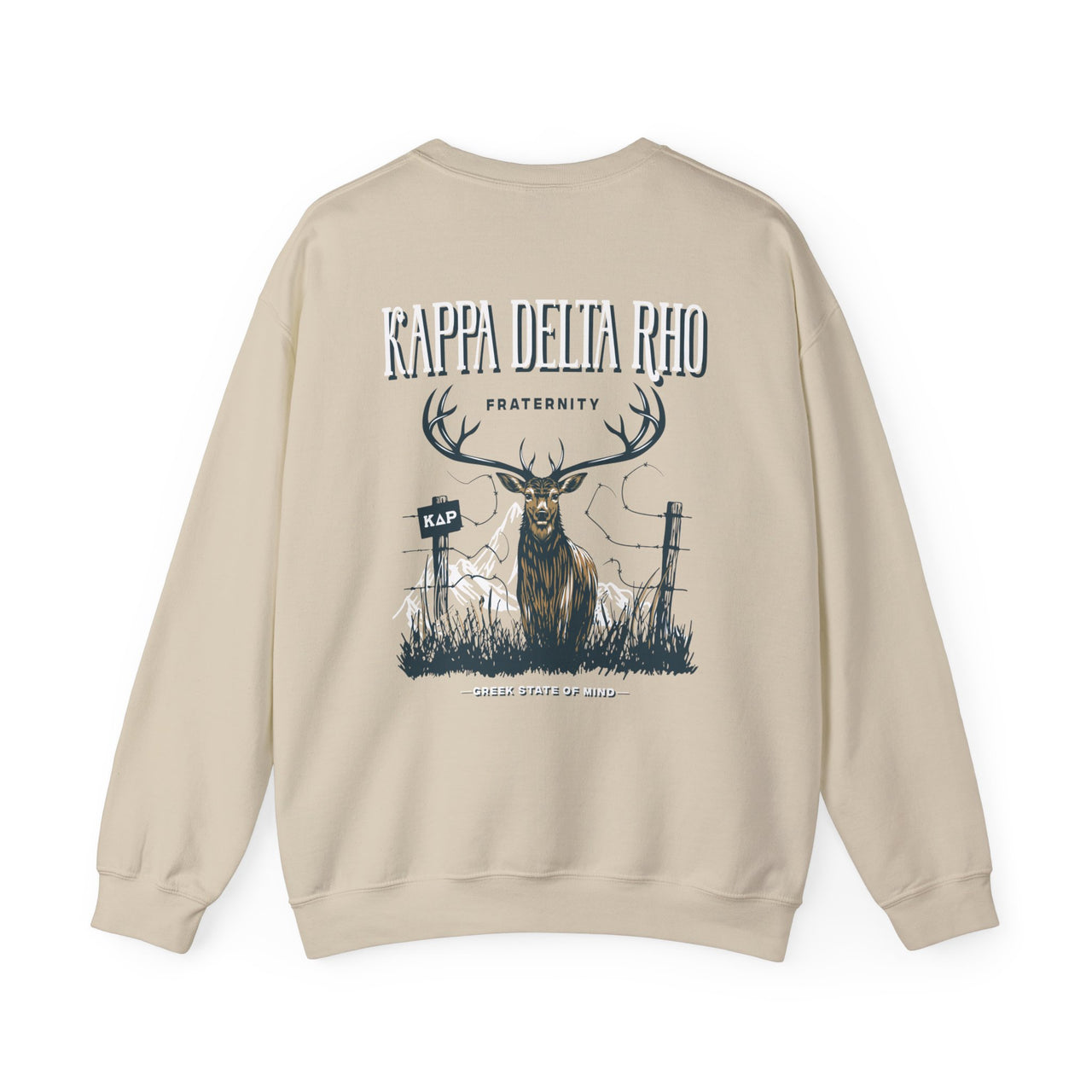 Kappa Delta Rho Graphic Crewneck Sweatshirt | Big Buck